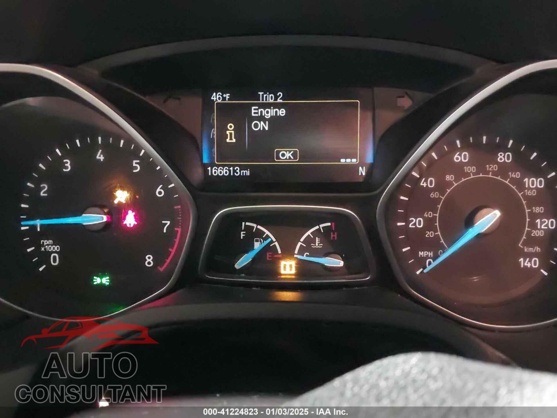 FORD FOCUS 2015 - 1FADP3KE5FL292734