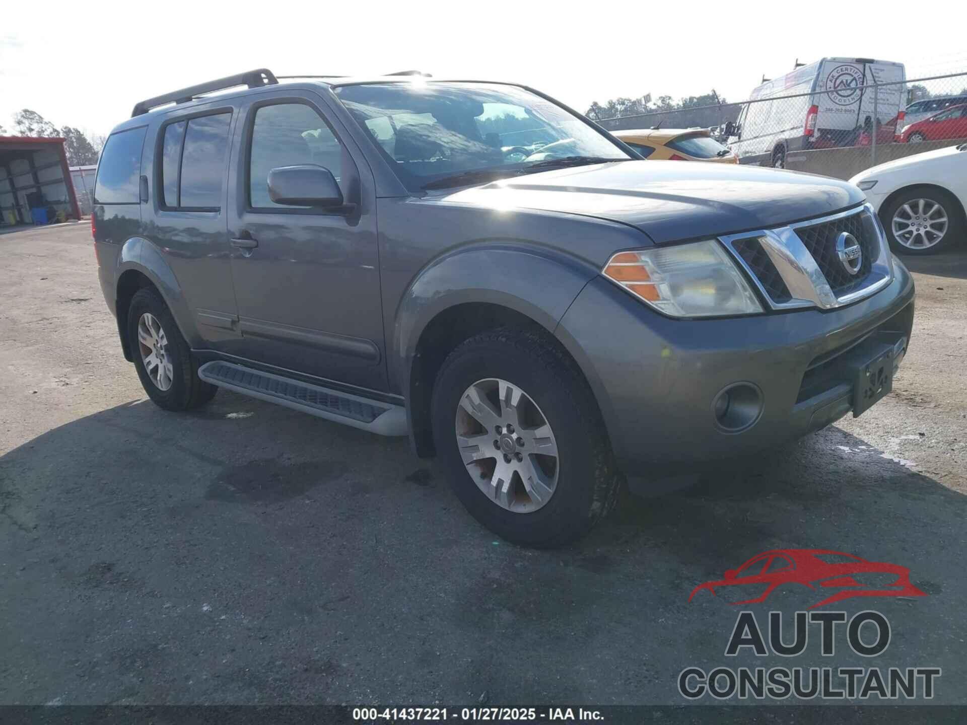 NISSAN PATHFINDER 2009 - 5N1AR18B09C615273