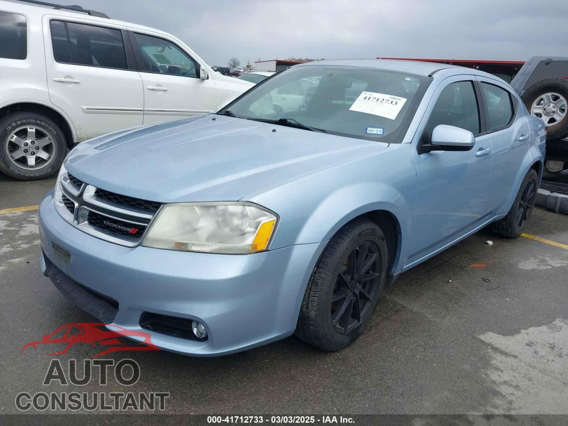 DODGE AVENGER 2013 - 1C3CDZCG9DN508060
