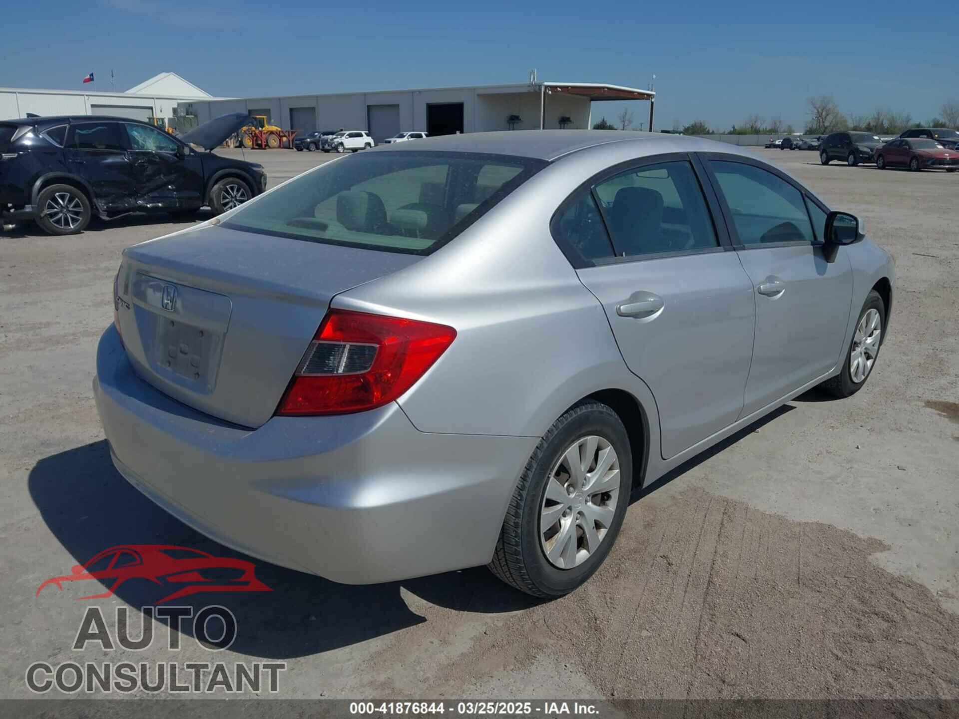 HONDA CIVIC 2012 - 19XFB2F55CE379964
