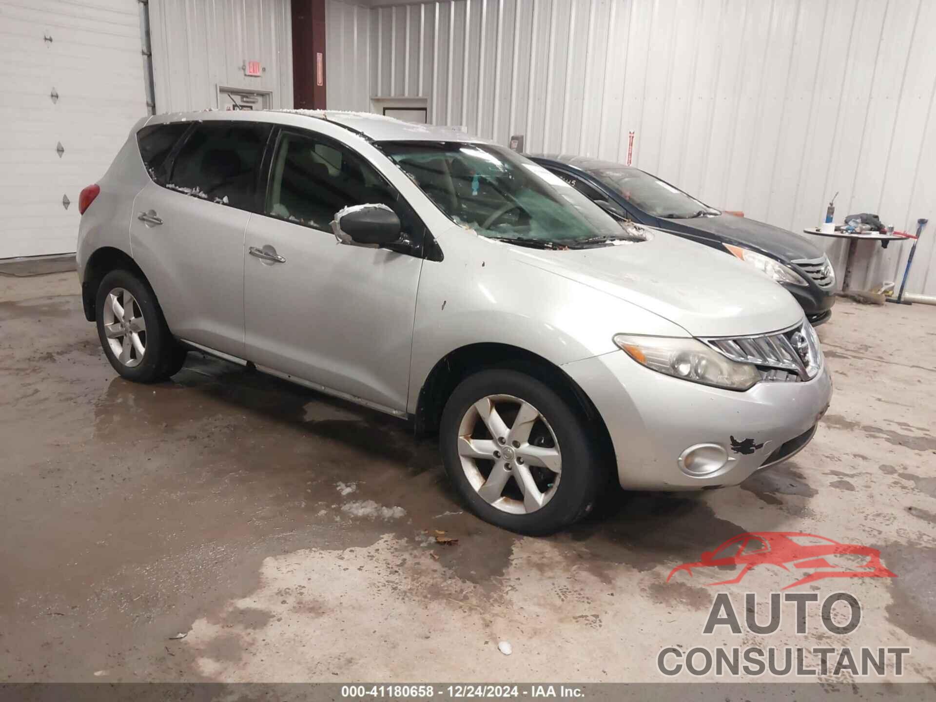 NISSAN MURANO 2009 - JN8AZ18W39W103808