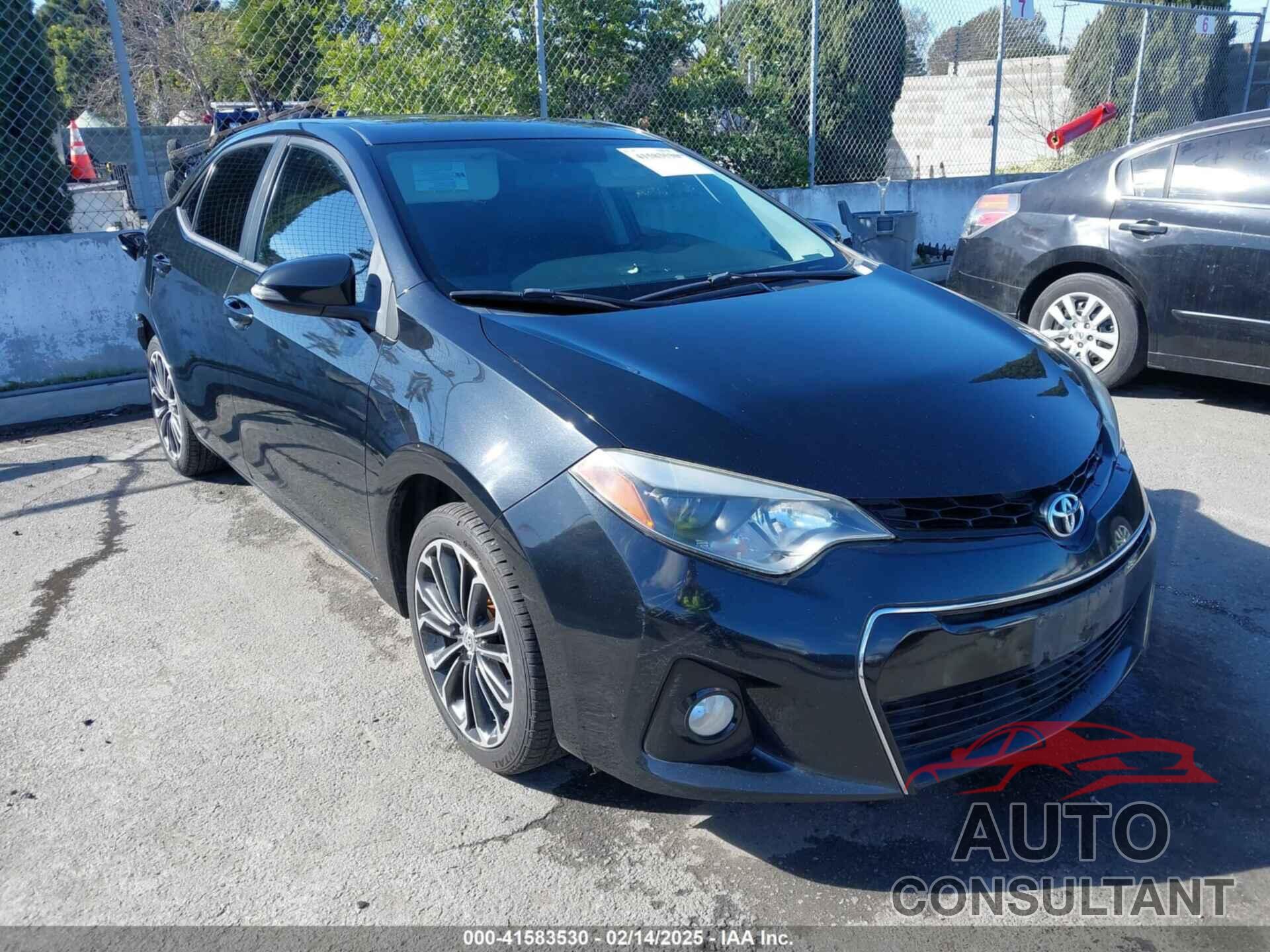 TOYOTA COROLLA 2015 - 5YFBURHE2FP314698