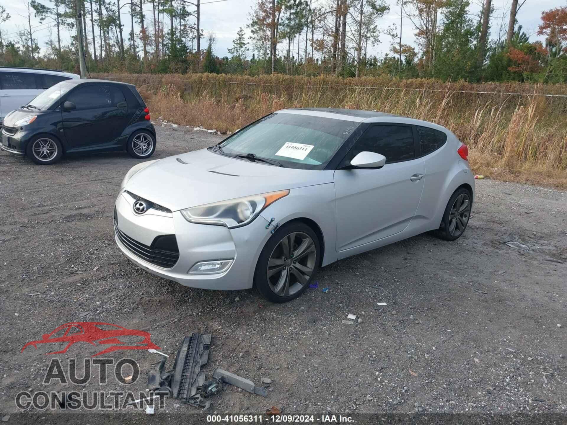 HYUNDAI VELOSTER 2012 - KMHTC6AD3CU078497