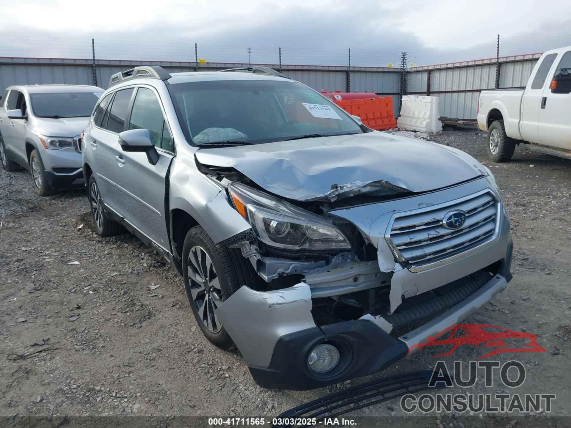 SUBARU OUTBACK 2016 - 4S4BSBLC6G3206707