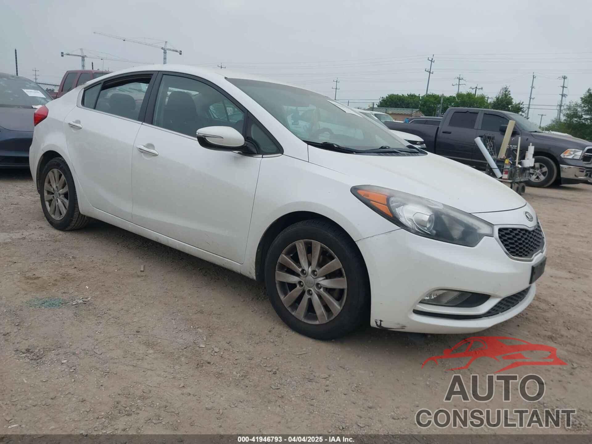 KIA FORTE 2014 - KNAFX4A86E5090988