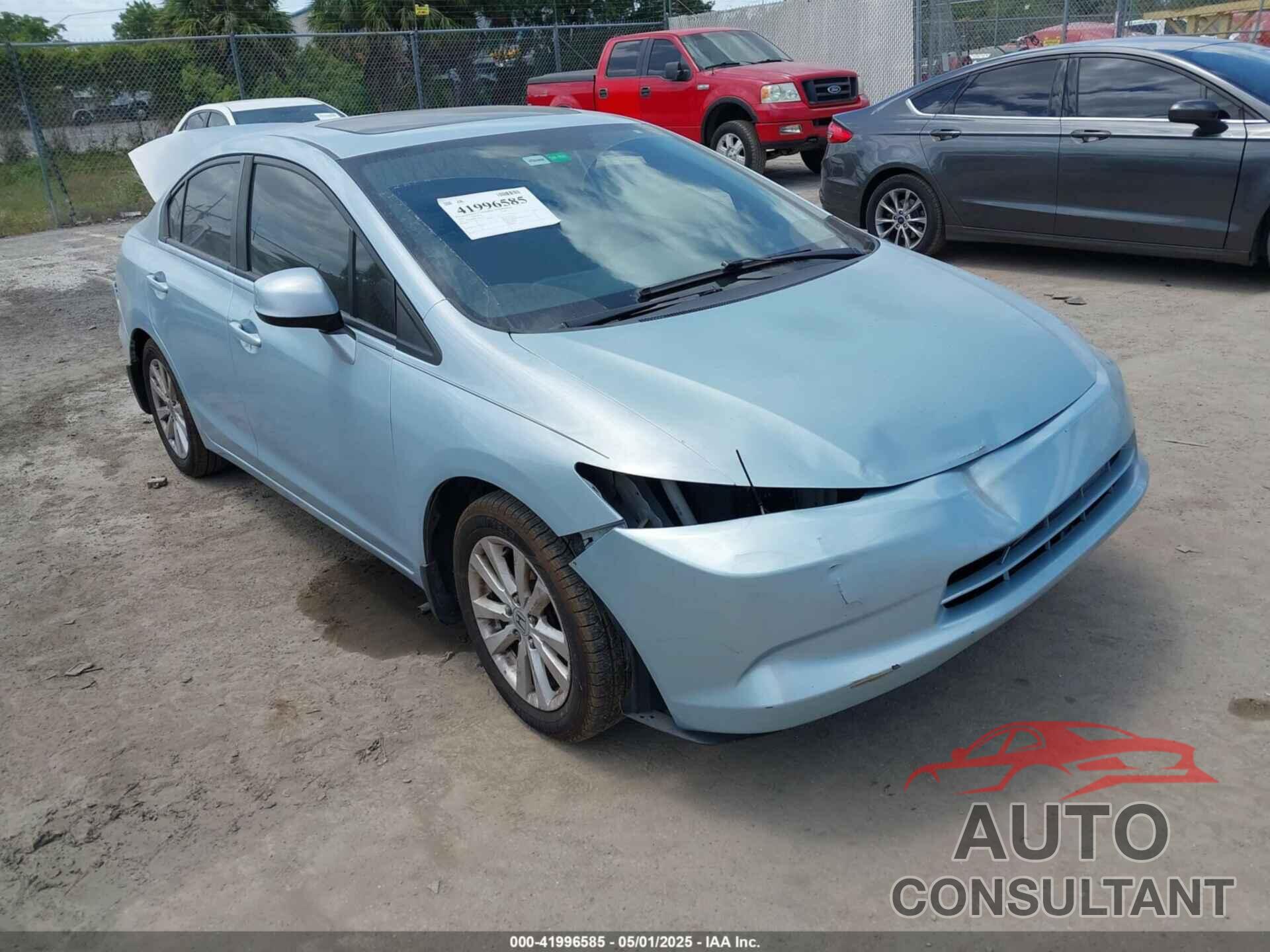 HONDA CIVIC 2012 - 19XFB2F80CE061339
