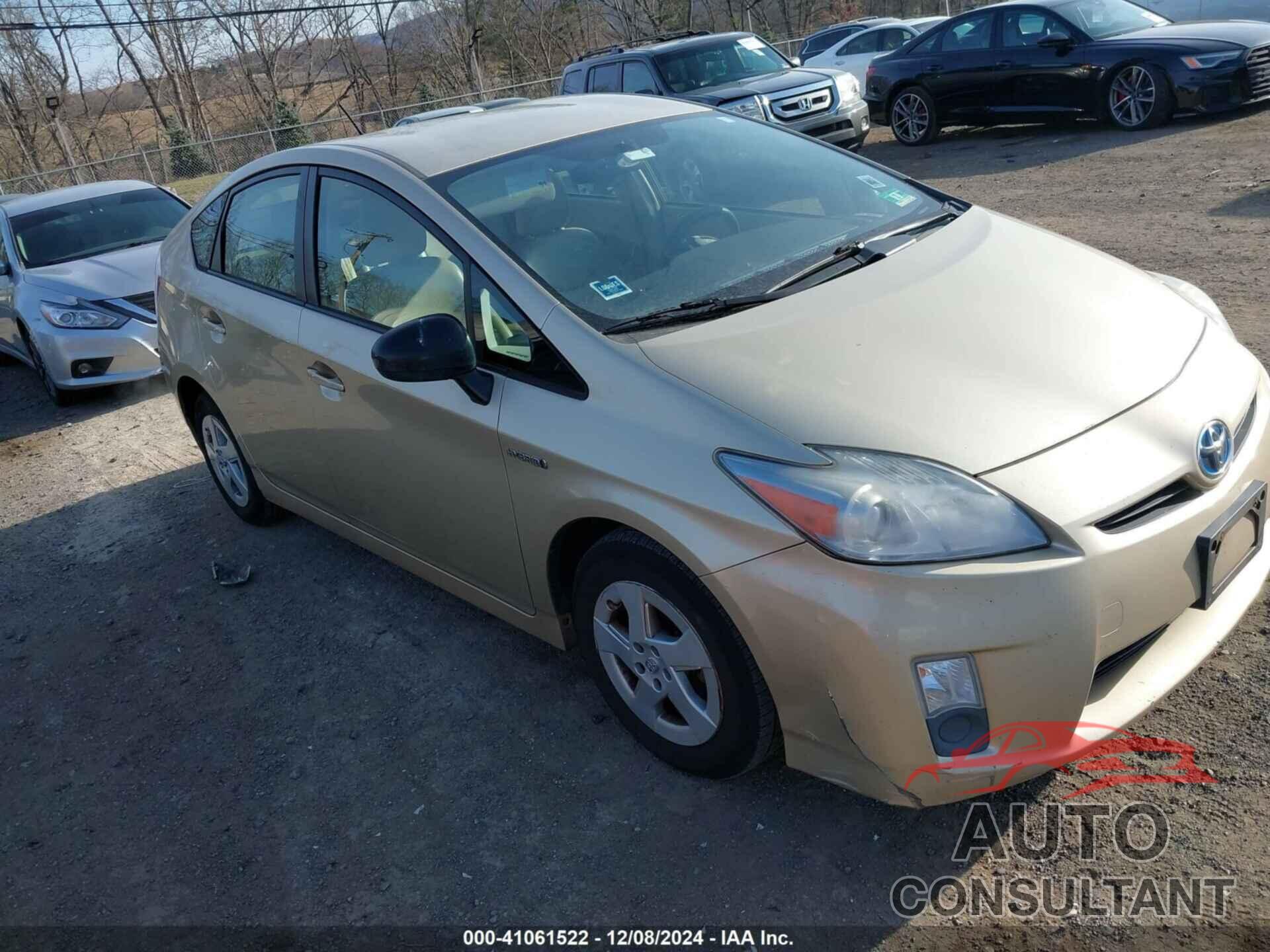 TOYOTA PRIUS 2011 - JTDKN3DU4B1473731