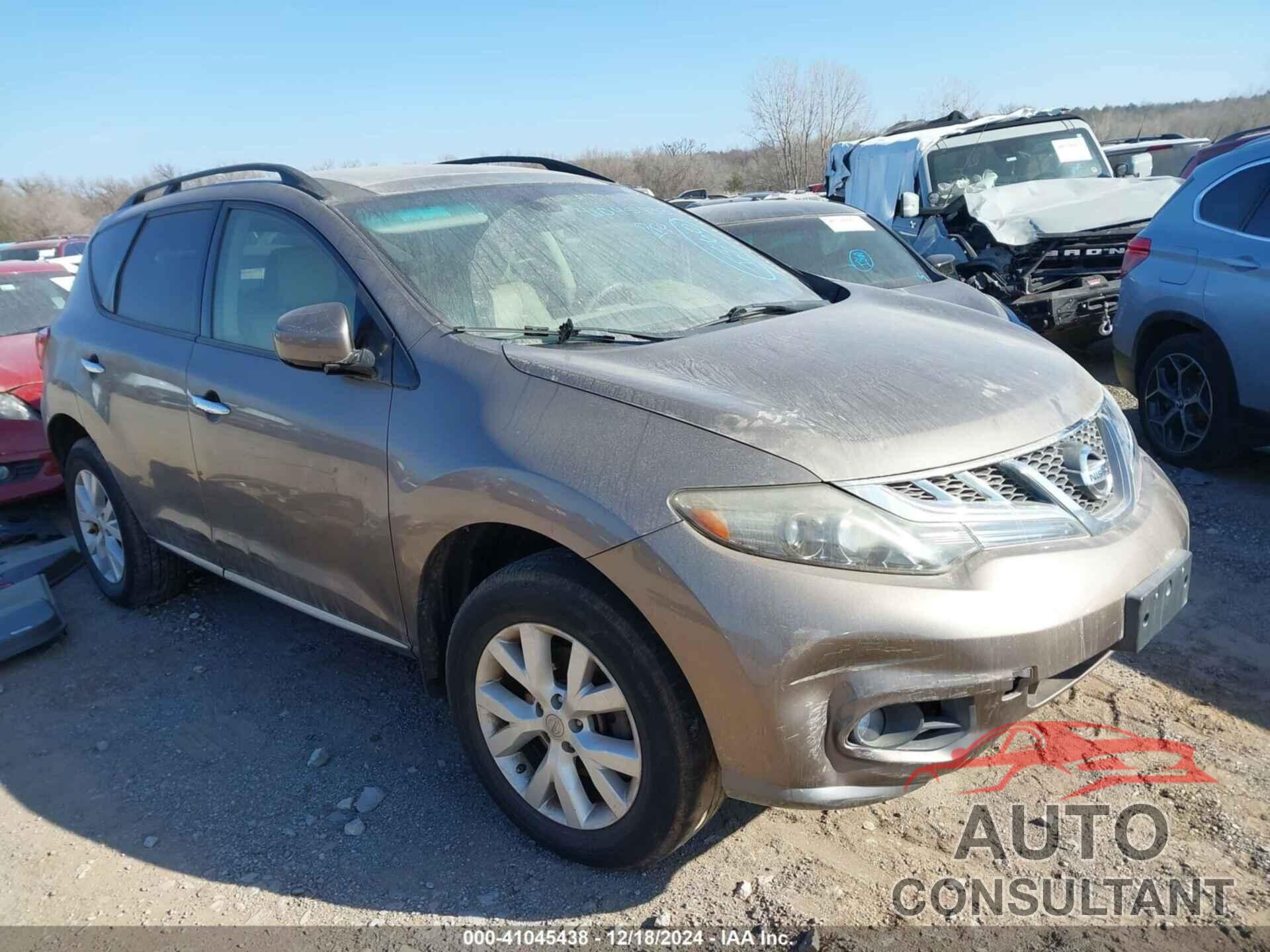 NISSAN MURANO 2013 - JN8AZ1MU7DW201124