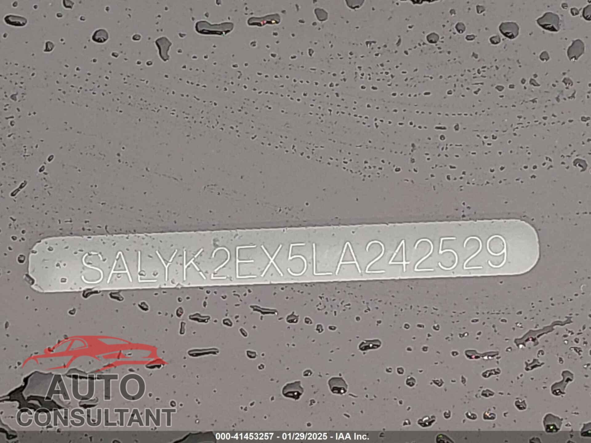 LAND ROVER RANGE ROVER VELAR 2020 - SALYK2EX5LA242529