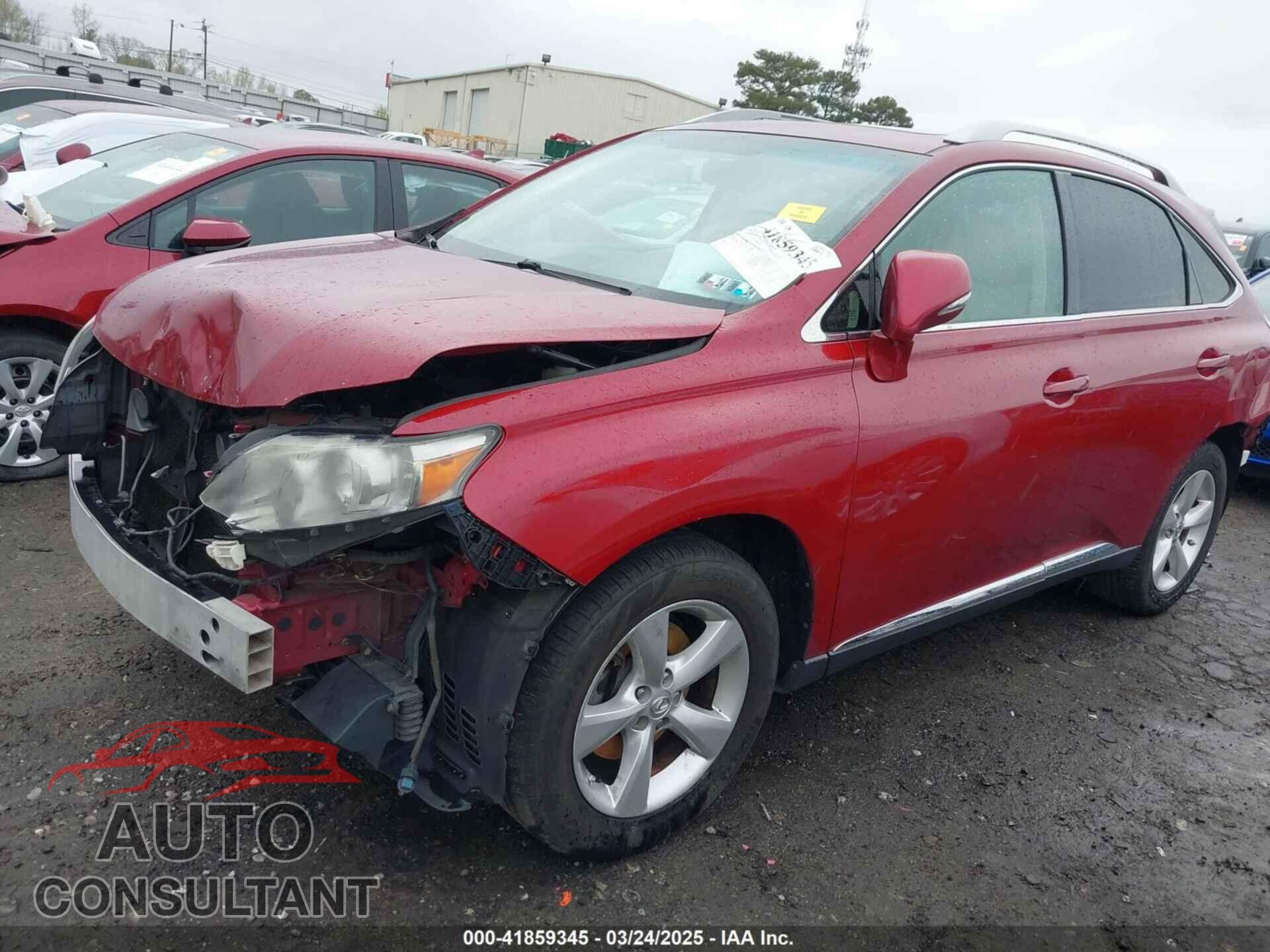 LEXUS RX 350 2011 - 2T2BK1BA7BC080934