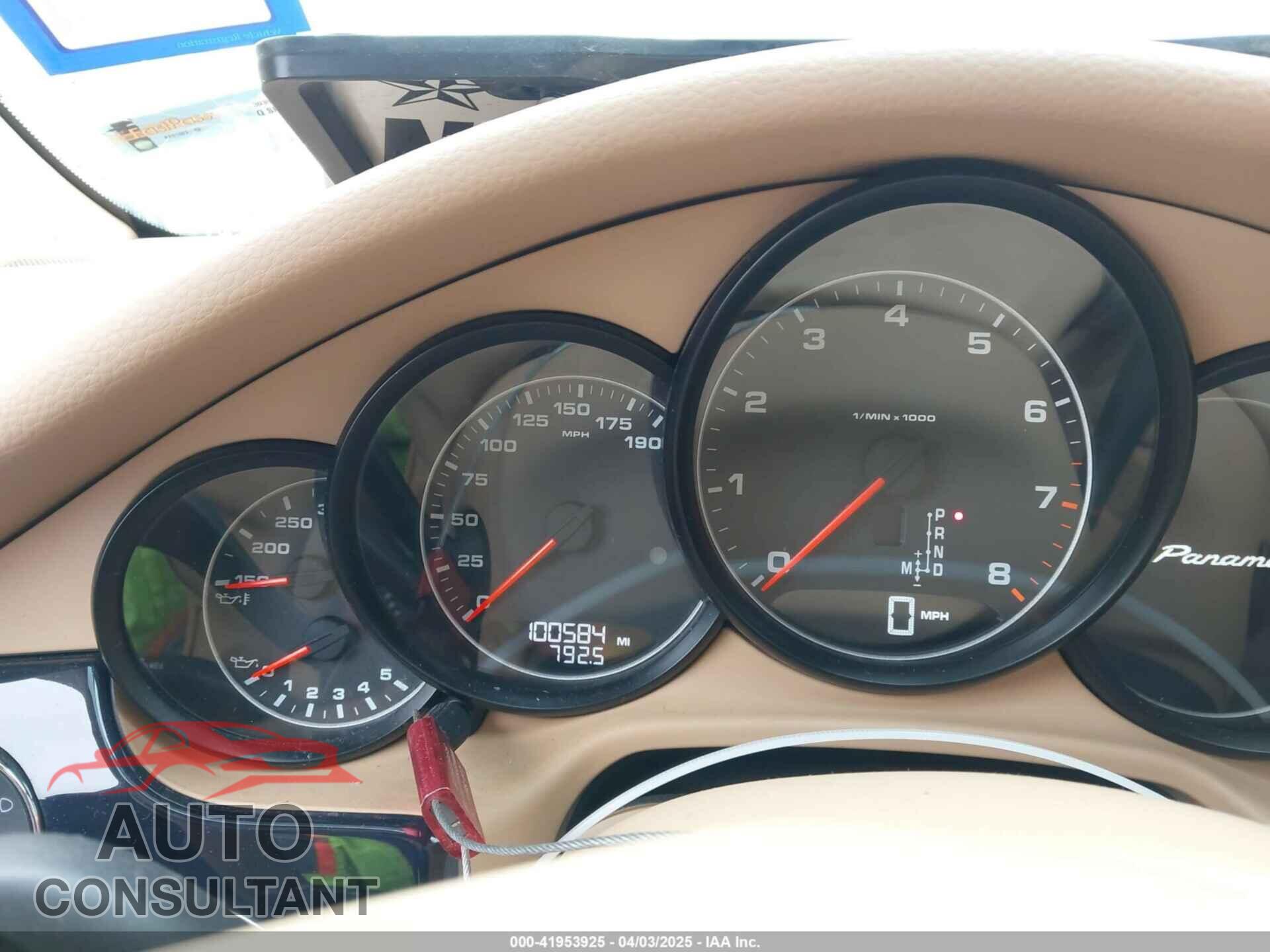 PORSCHE PANAMERA 2012 - WP0AA2A75CL072582