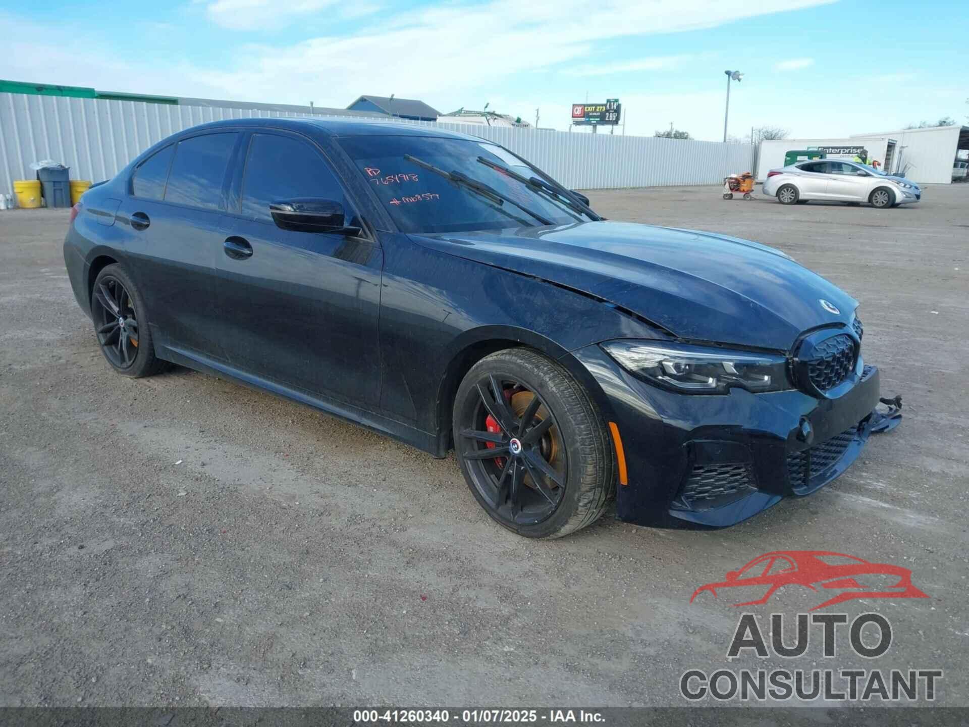 BMW 3 SERIES 2022 - WBA5U9C08NFM68599