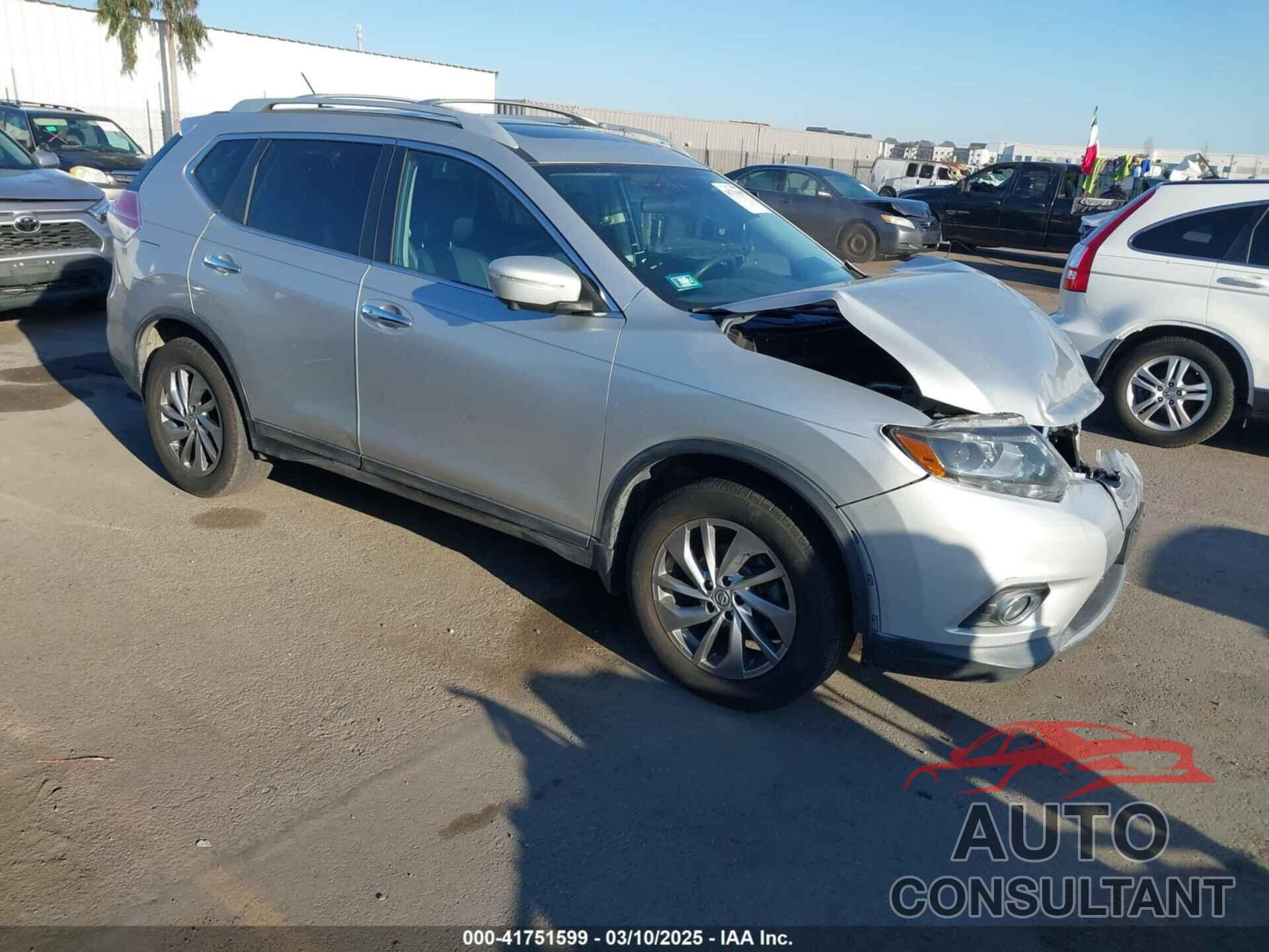 NISSAN ROGUE 2015 - 5N1AT2MV3FC912069
