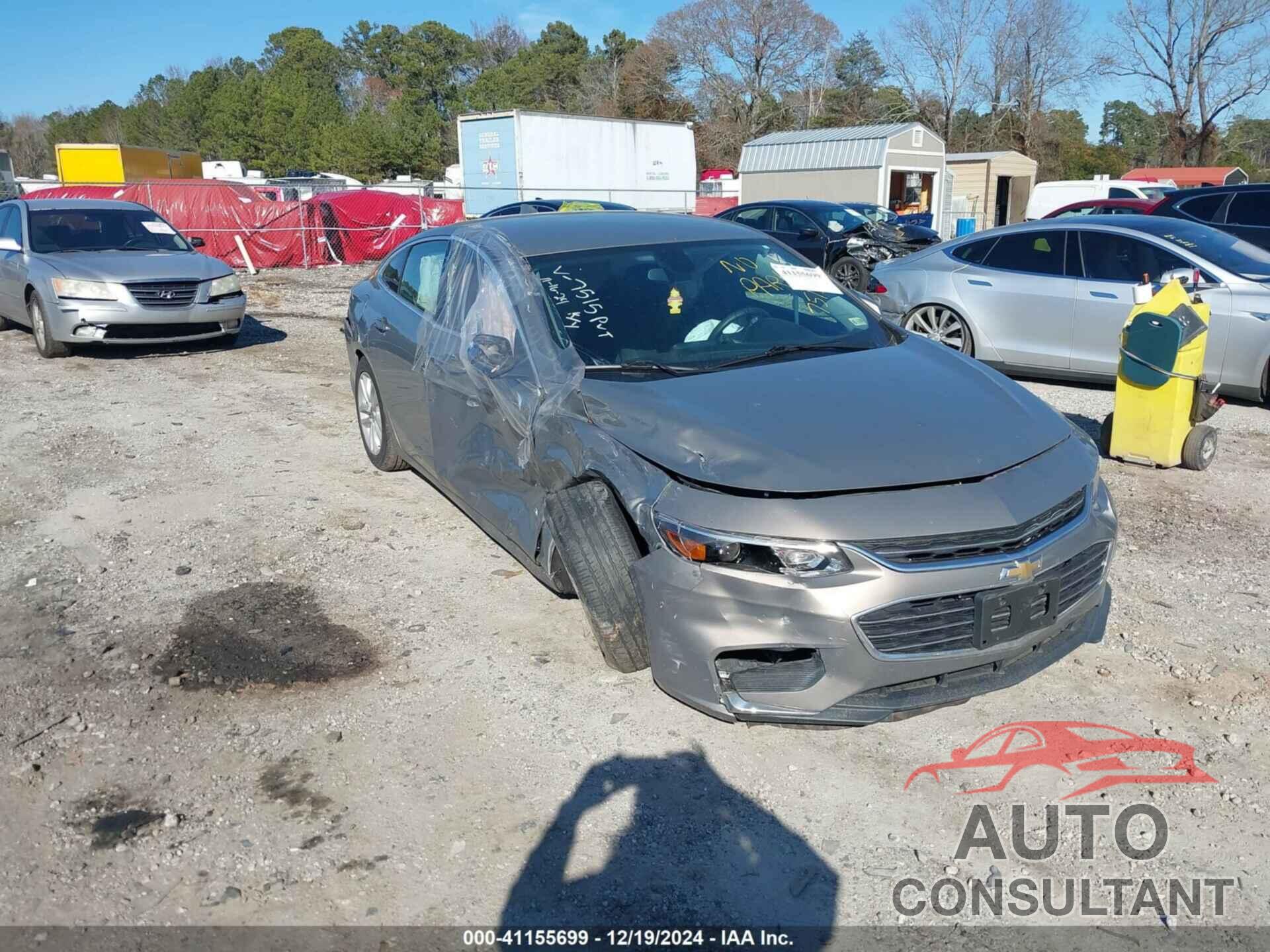 CHEVROLET MALIBU 2017 - 1G1ZE5ST3HF277515