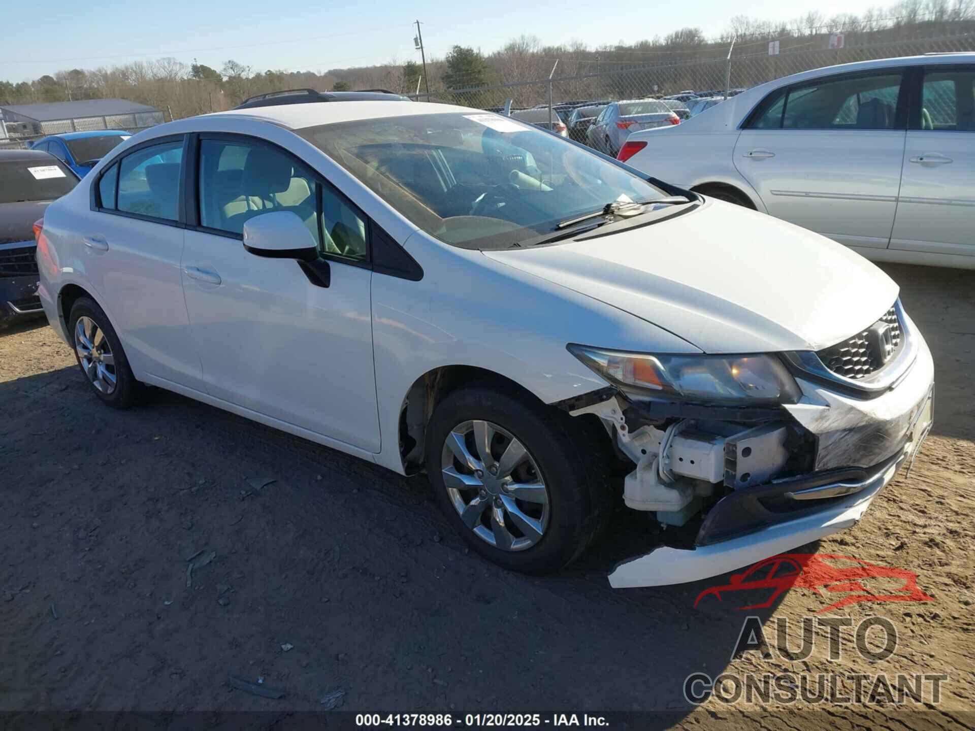 HONDA CIVIC 2013 - 19XFB2F54DE035060