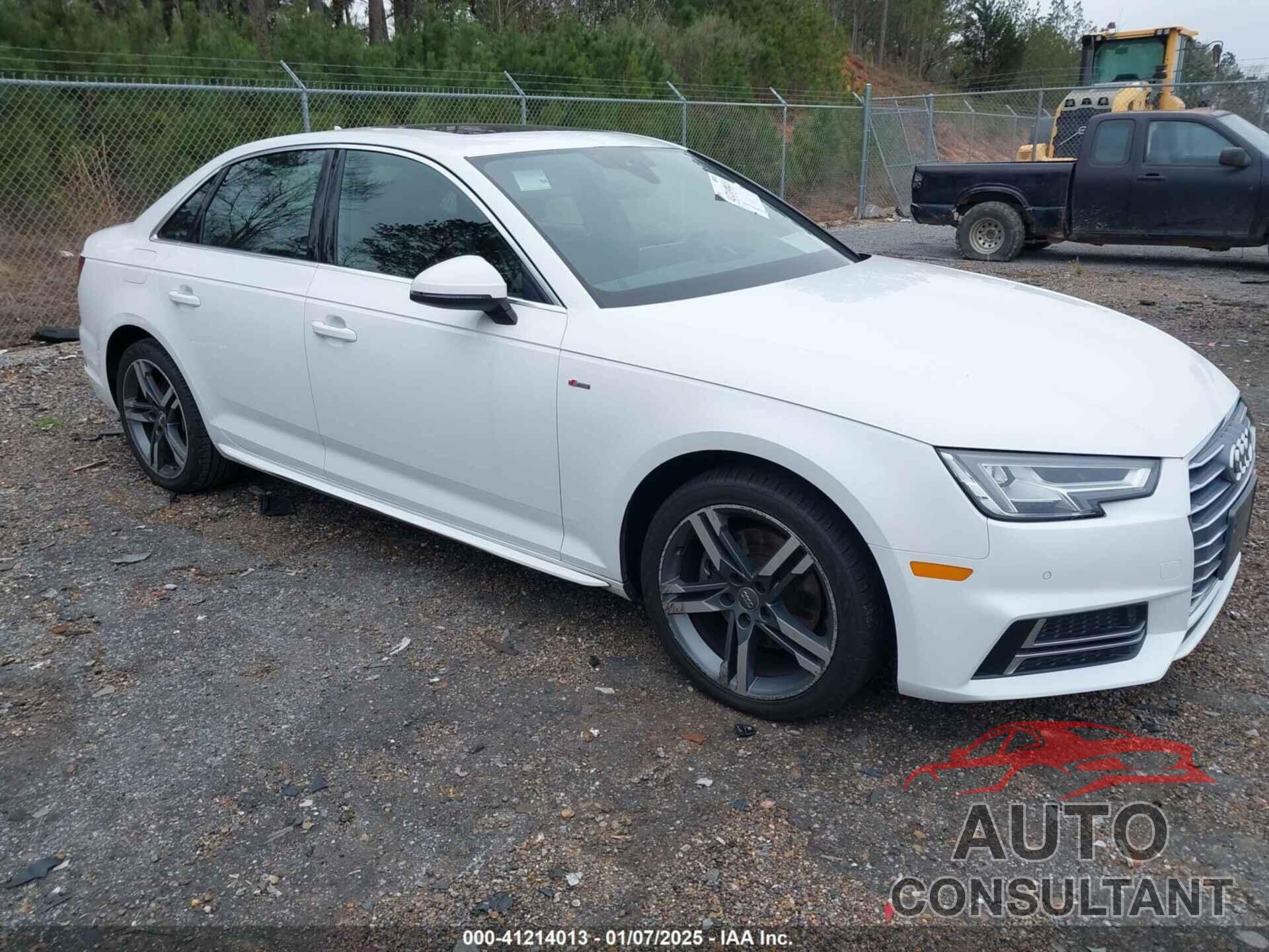 AUDI A4 2018 - WAULMAF40JN019487