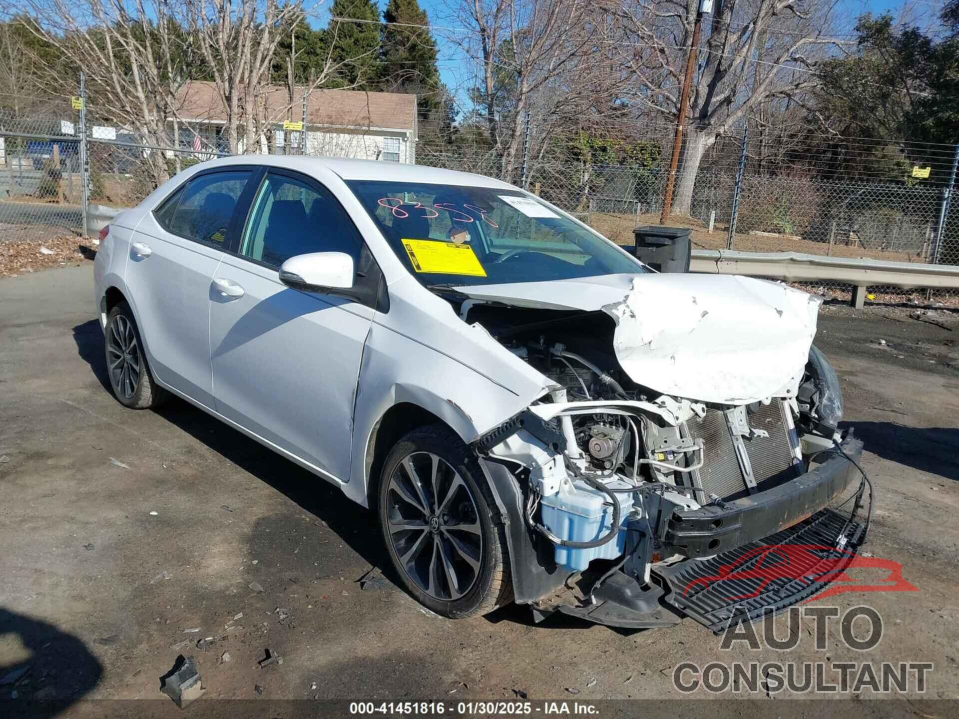 TOYOTA COROLLA 2018 - 5YFBURHE0JP829482