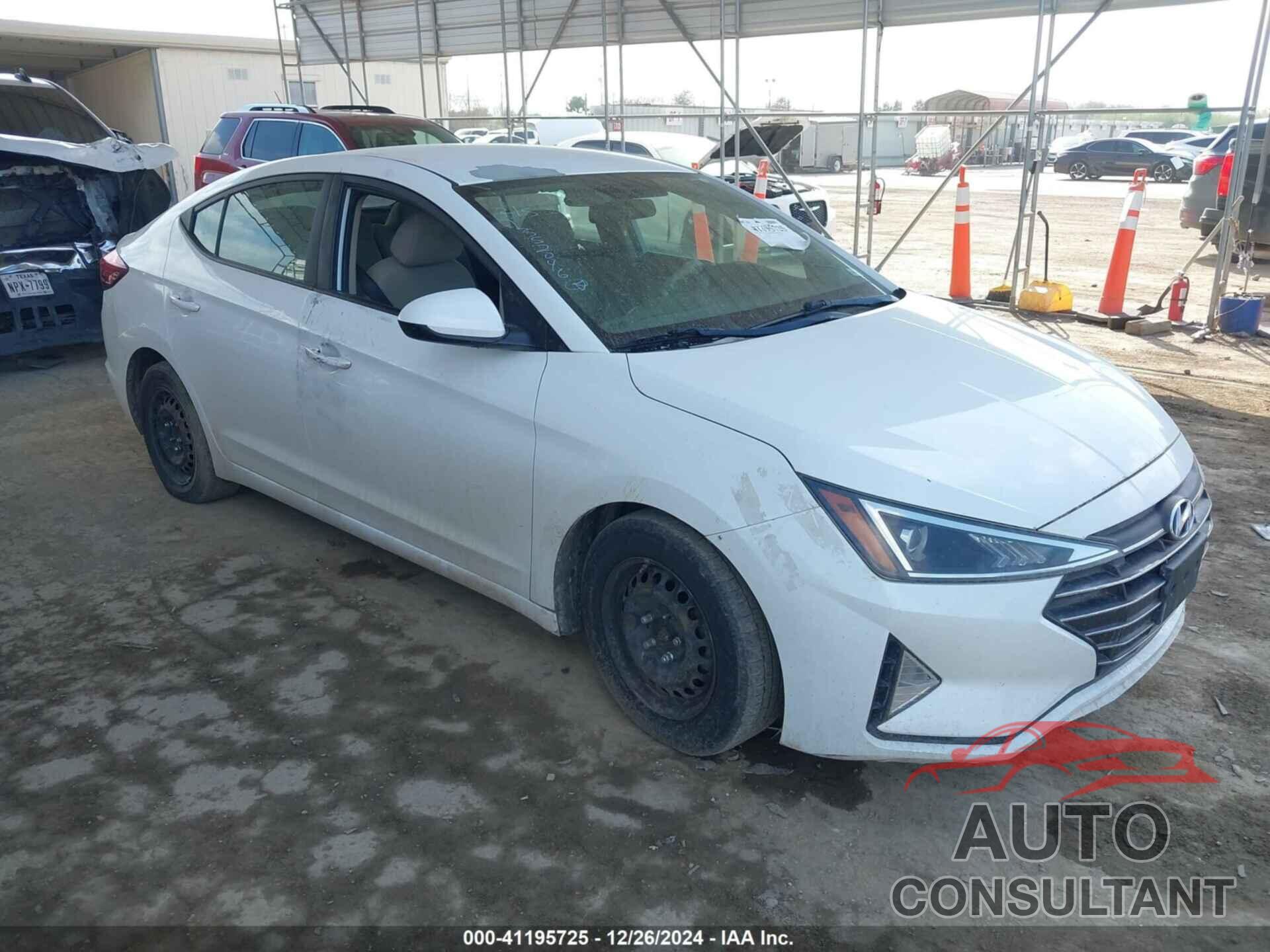 HYUNDAI ELANTRA 2019 - 5NPD74LF8KH439893