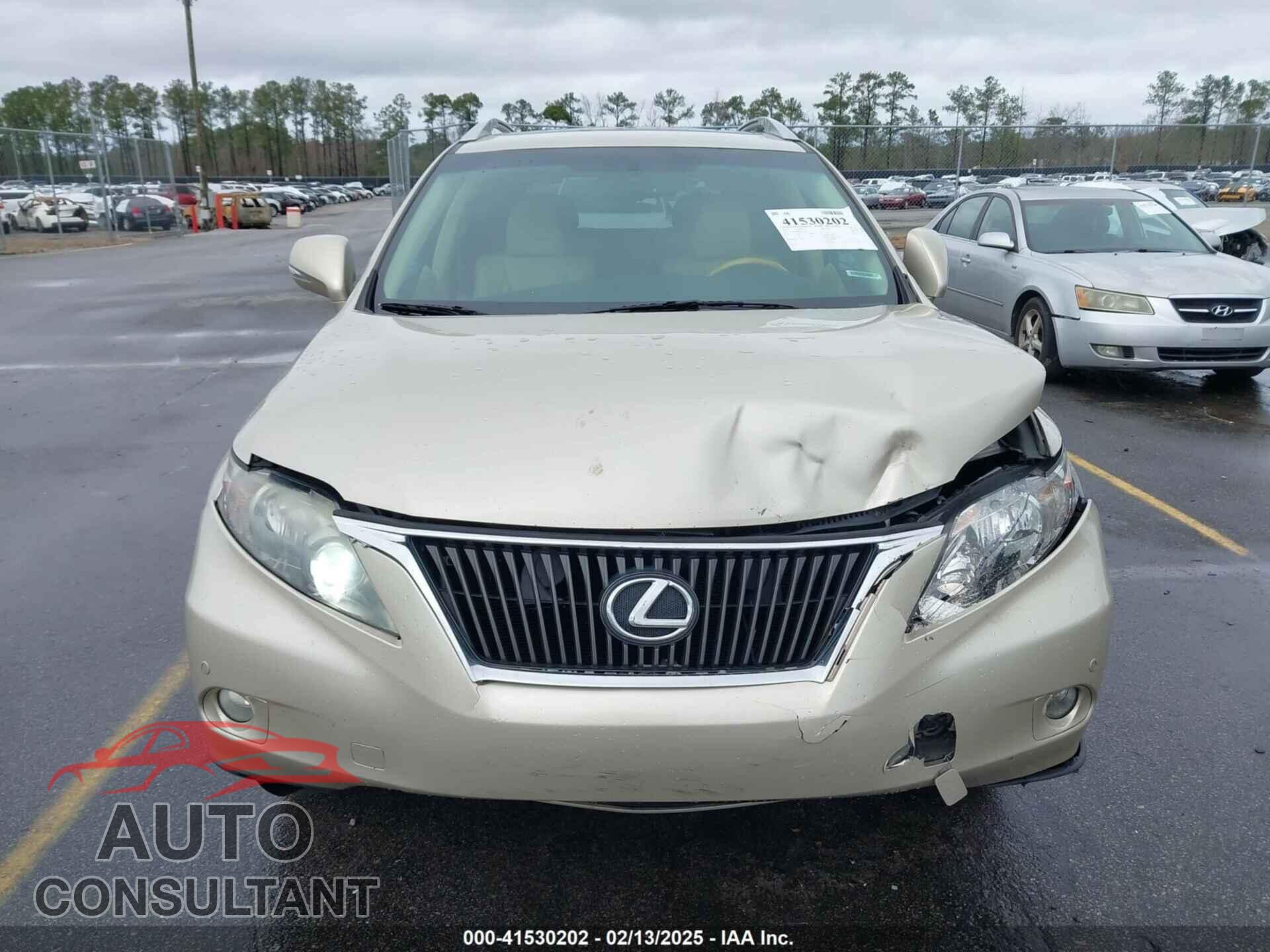 LEXUS RX 350 2012 - 2T2BK1BA8CC121346