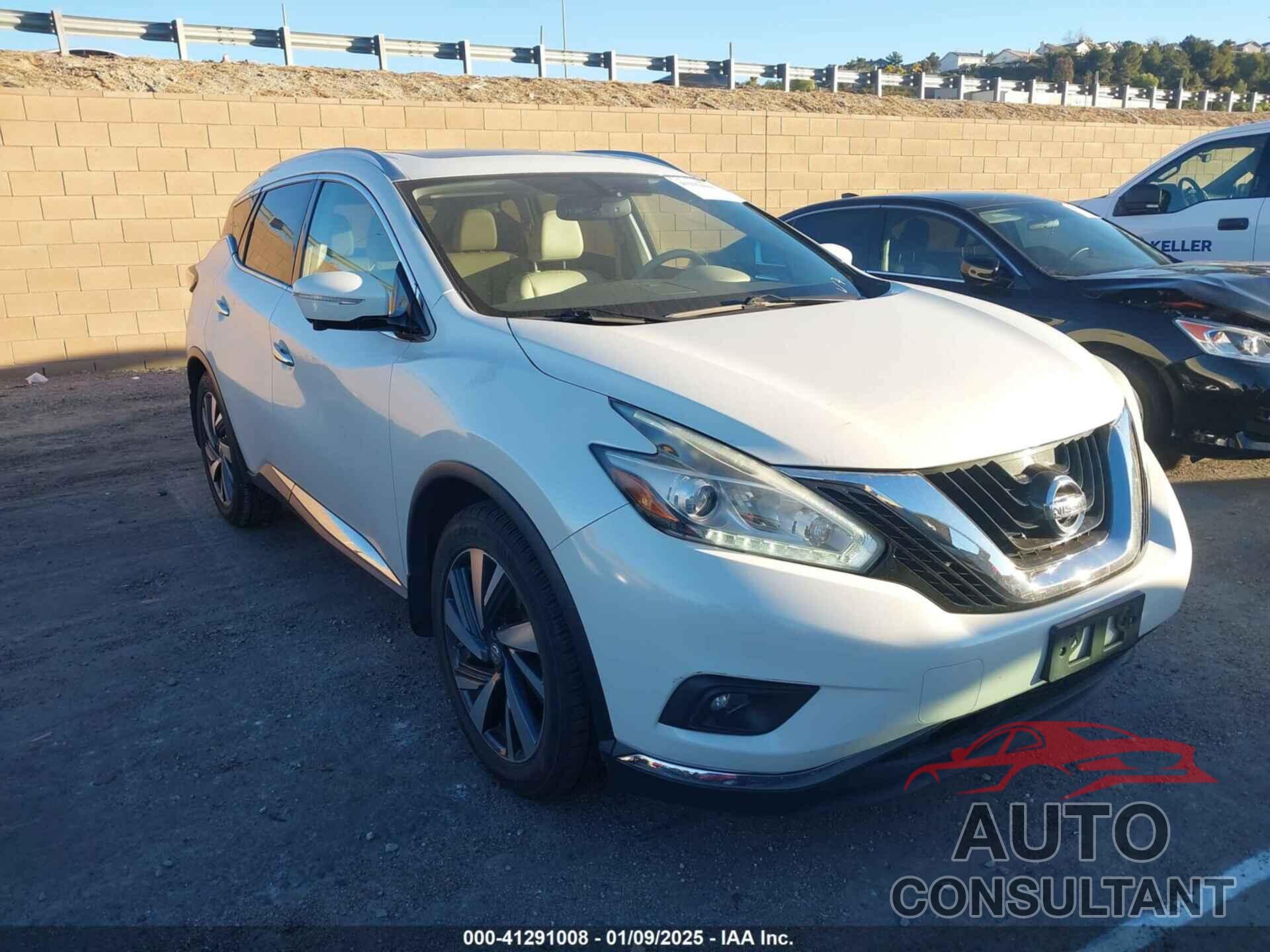 NISSAN MURANO 2015 - 5N1AZ2MGXFN222288