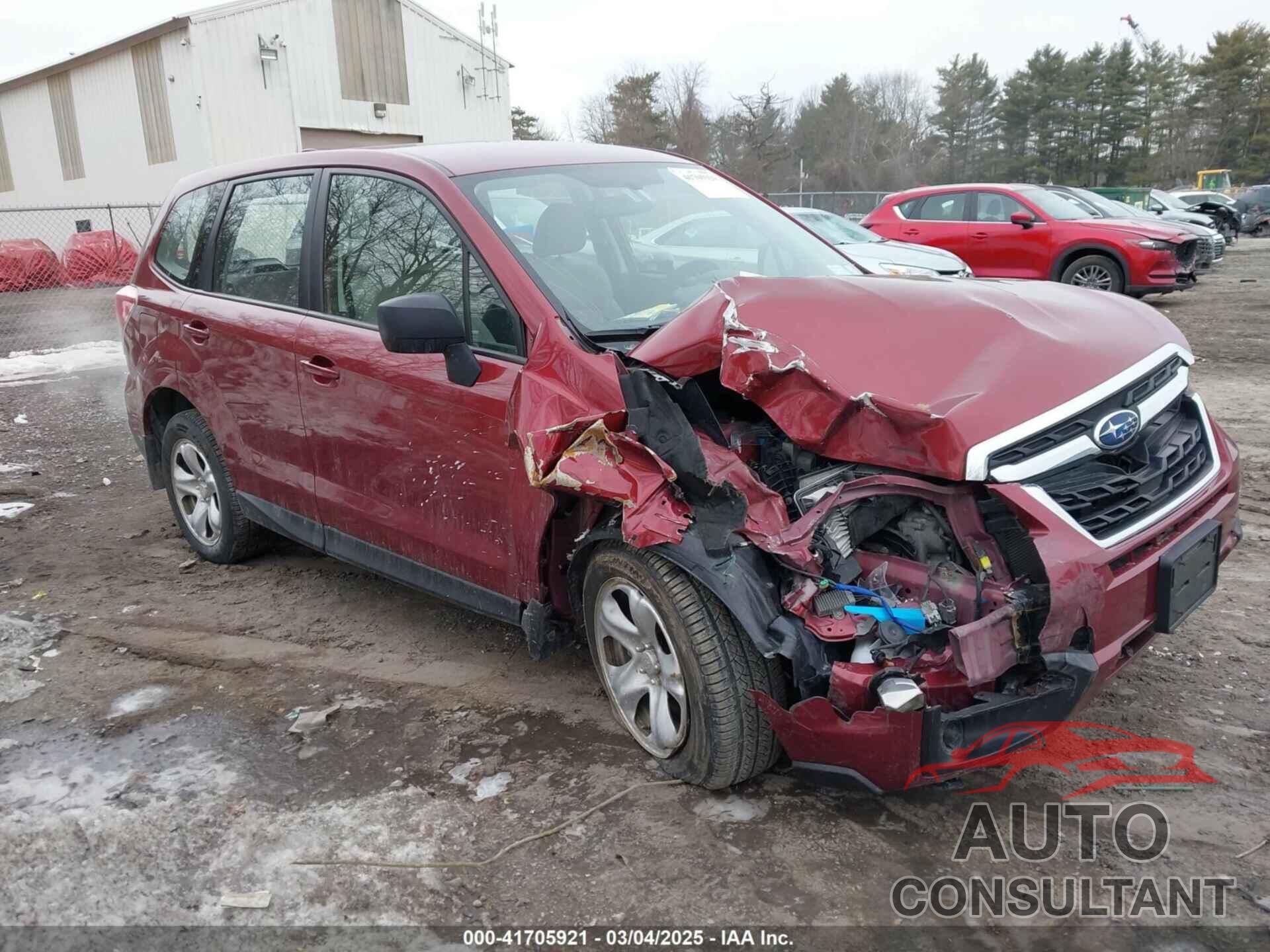 SUBARU FORESTER 2017 - JF2SJAACXHH444845
