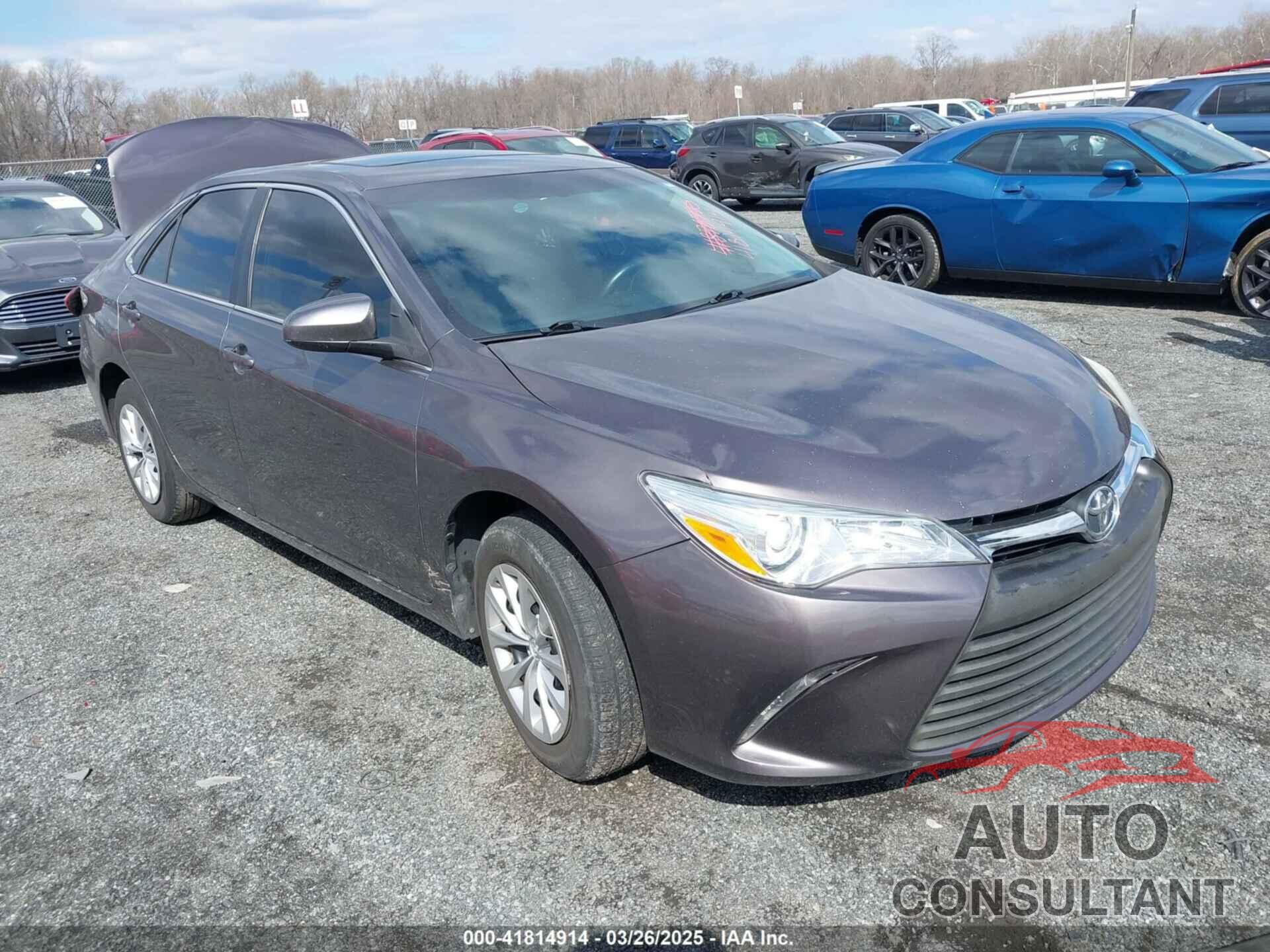 TOYOTA CAMRY 2016 - 4T4BF1FK4GR529560
