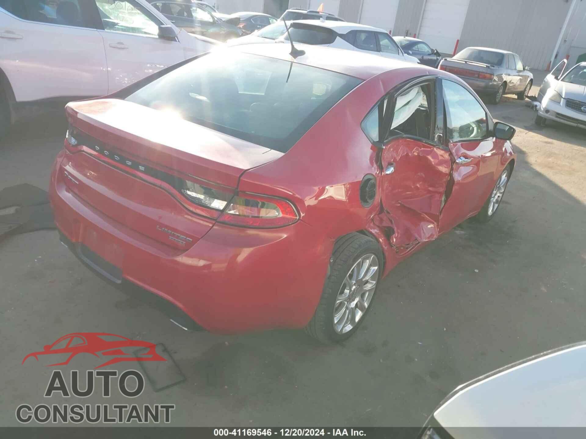 DODGE DART 2013 - 1C3CDFCH4DD214546
