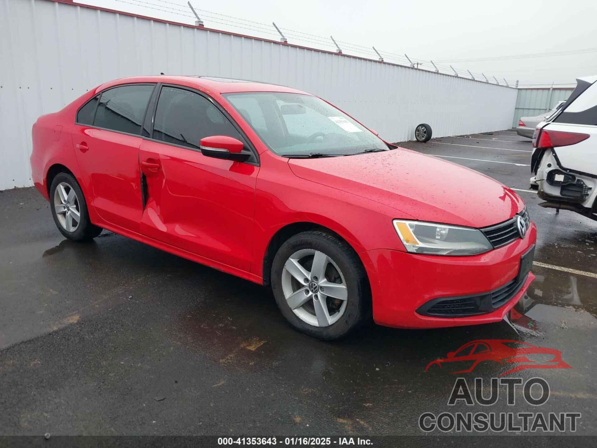 VOLKSWAGEN JETTA 2012 - 3VWDX7AJ6CM389514