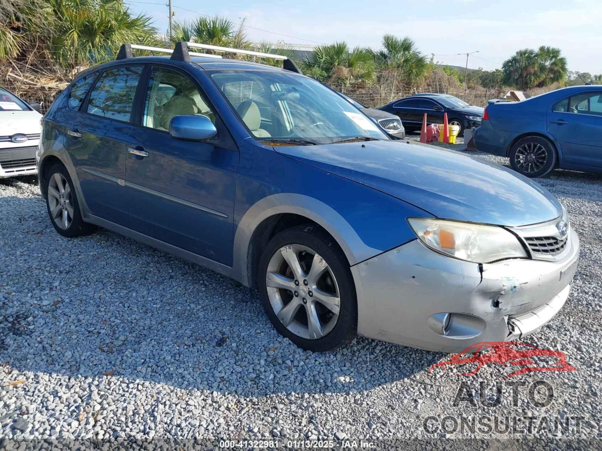 SUBARU IMPREZA OUTBACK SPORT 2009 - JF1GH63689H821880