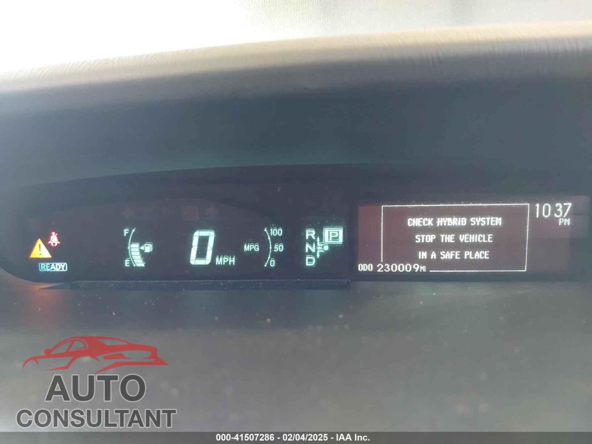 TOYOTA PRIUS 2013 - JTDKN3DU3D0344095