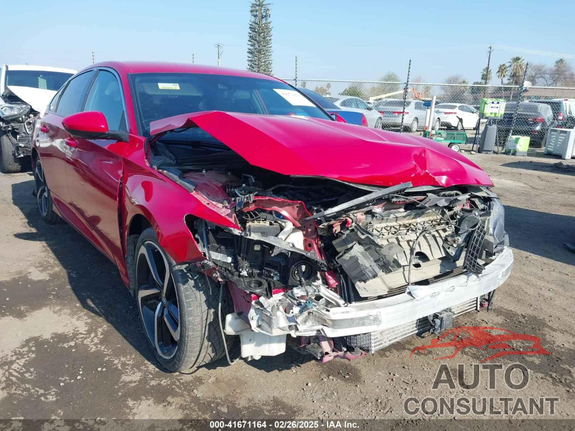 HONDA ACCORD 2019 - 1HGCV1F35KA156328