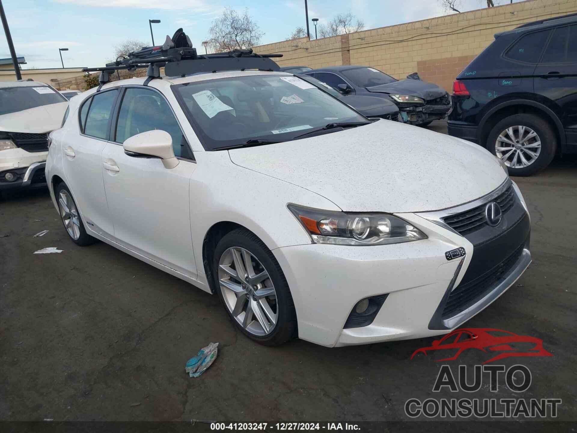 LEXUS CT 200H 2016 - JTHKD5BH8G2258003