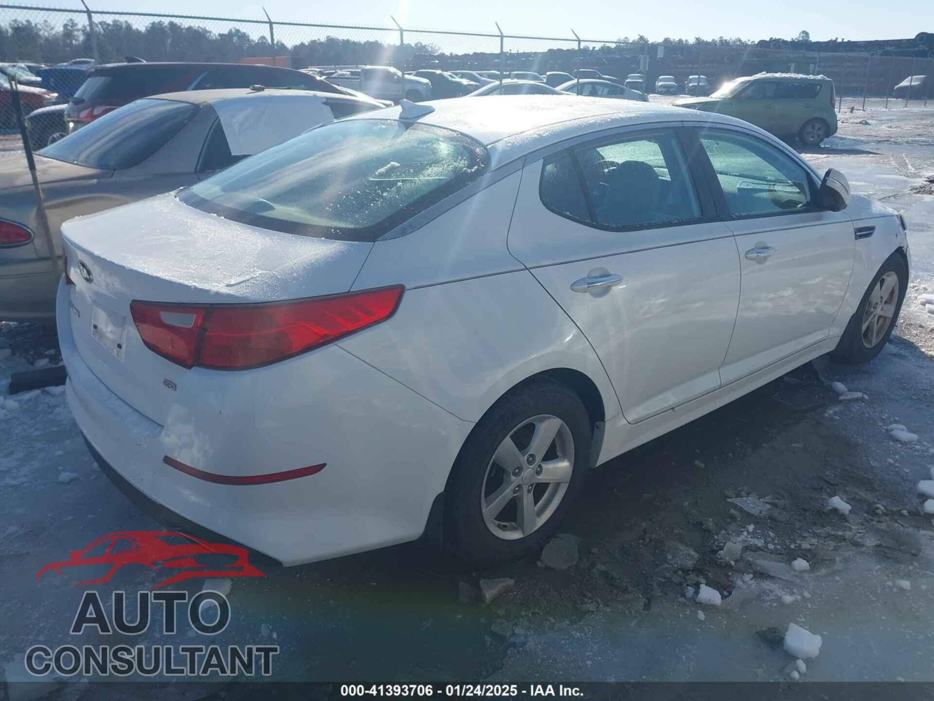KIA OPTIMA 2015 - KNAGM4A71F5580809