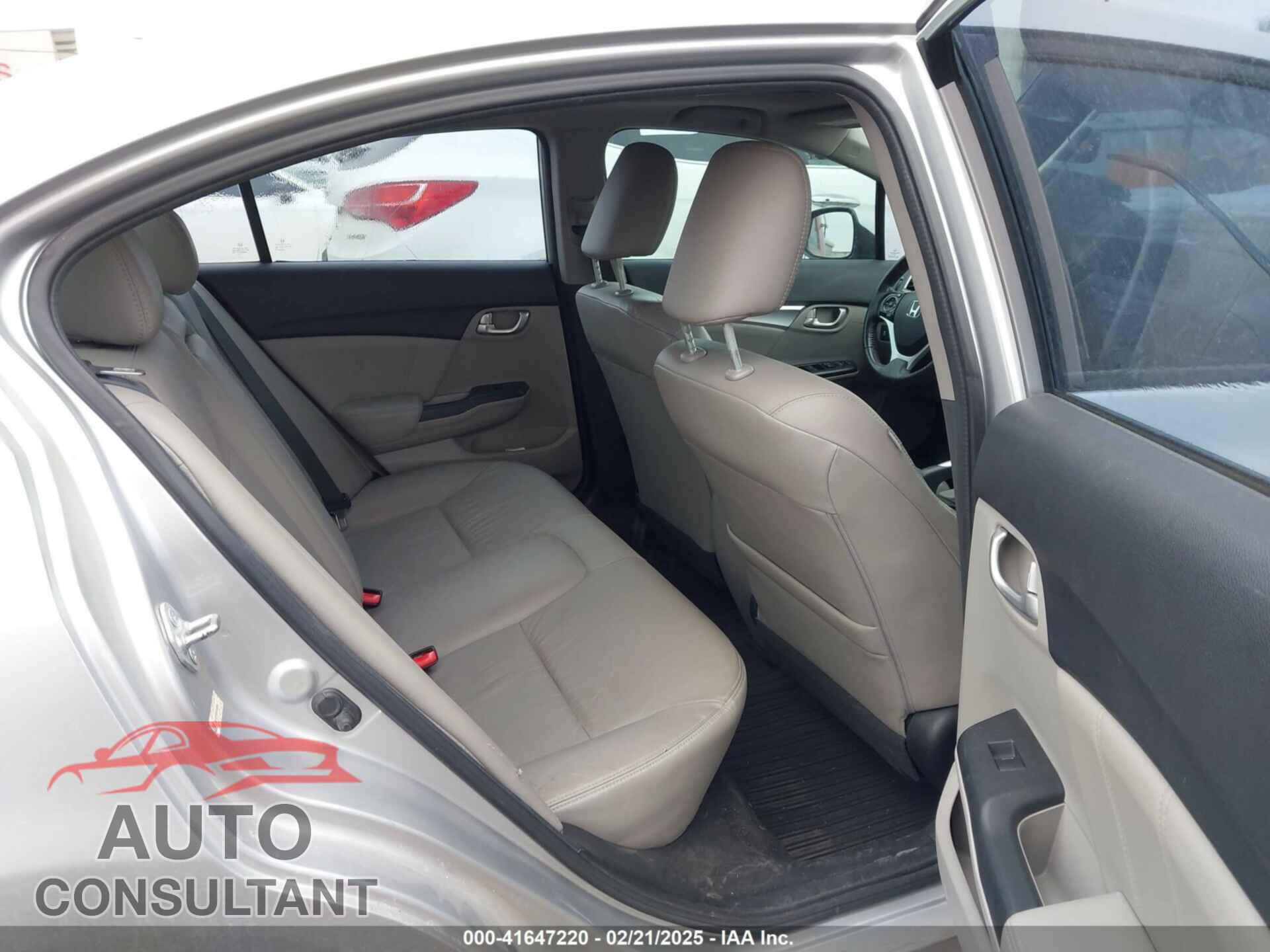 HONDA CIVIC 2013 - 19XFB2F90DE045894