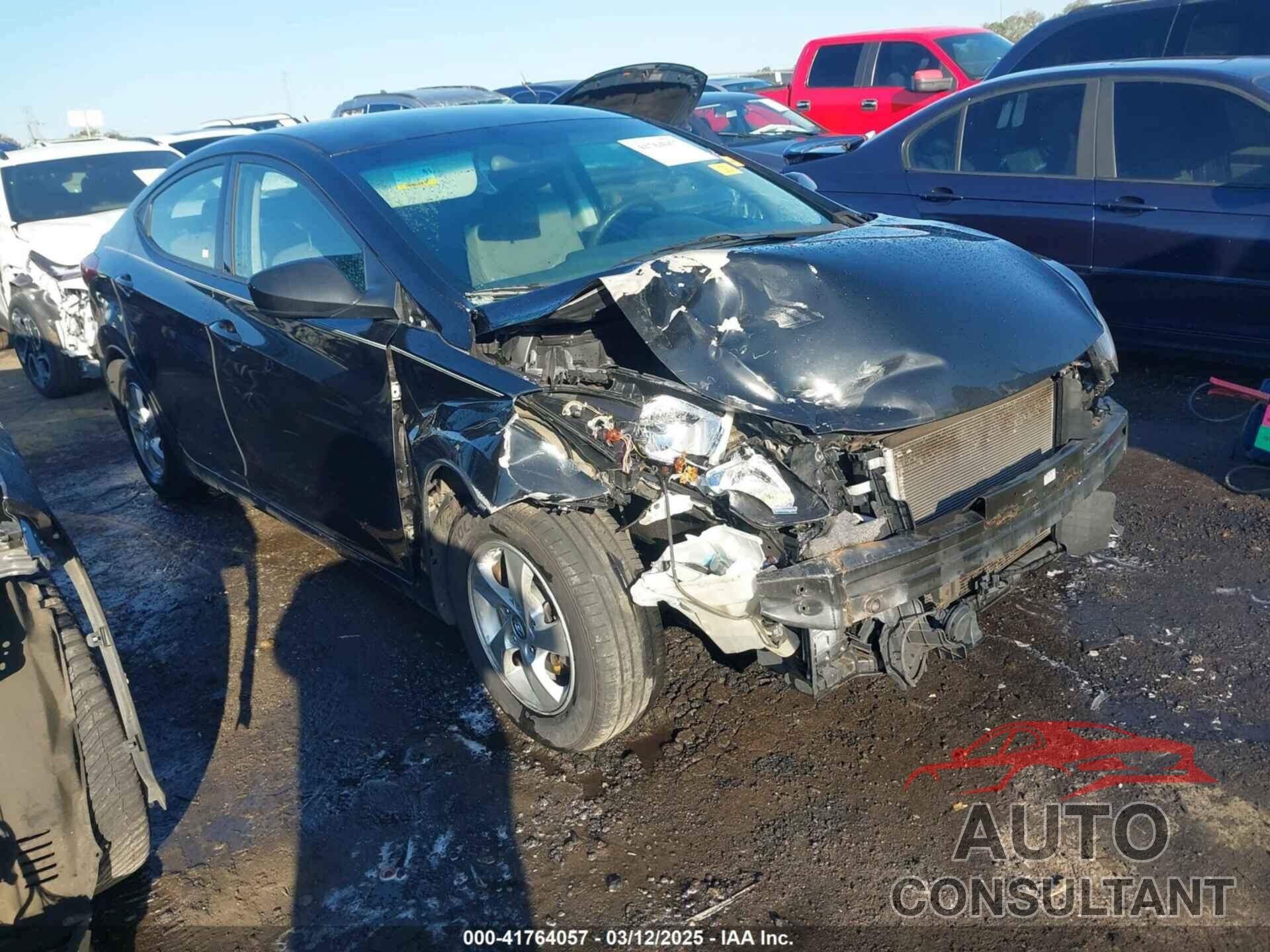HYUNDAI ELANTRA 2015 - KMHDH4AEXFU438145