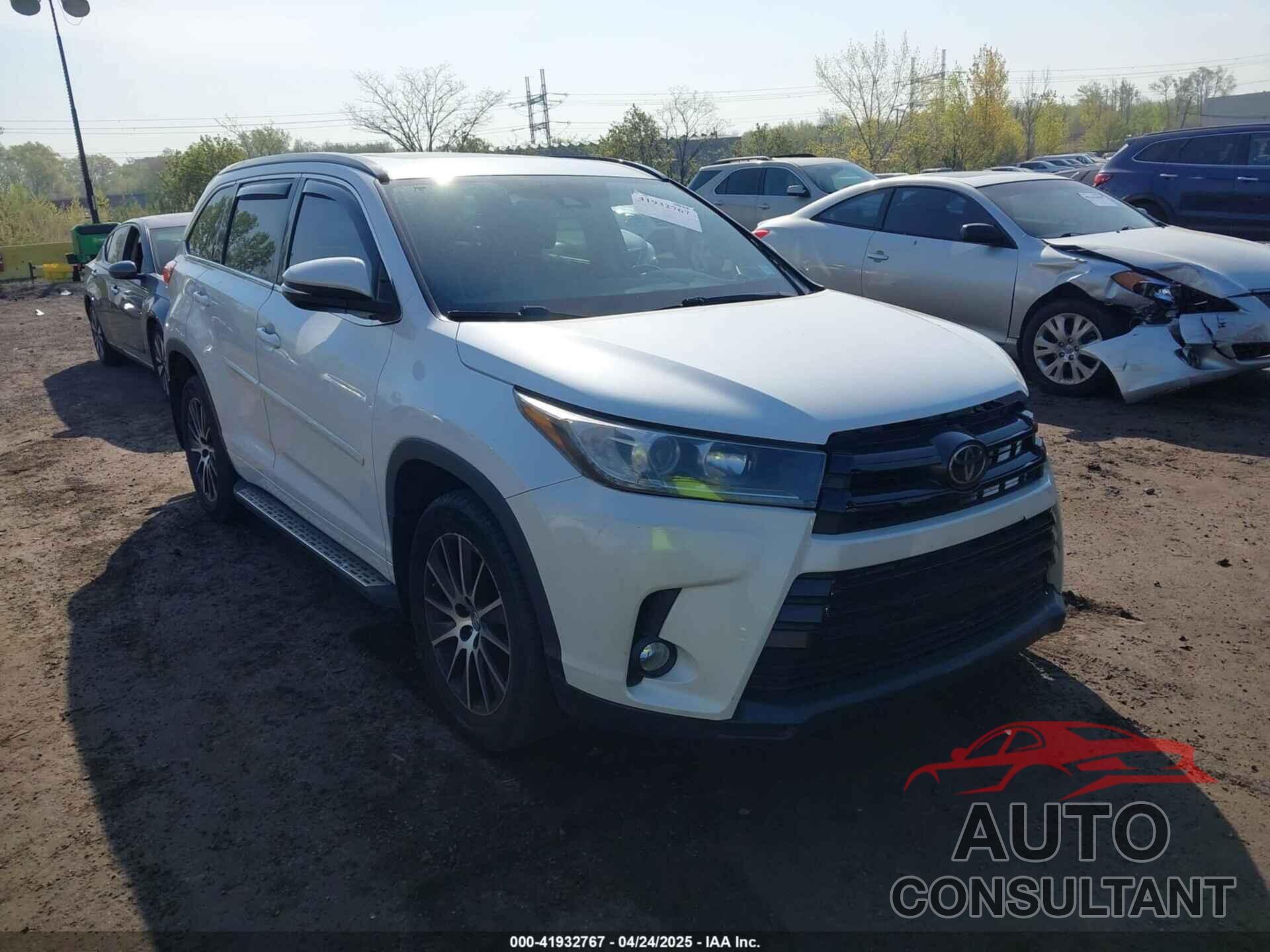 TOYOTA HIGHLANDER 2017 - 5TDJZRFH5HS359347