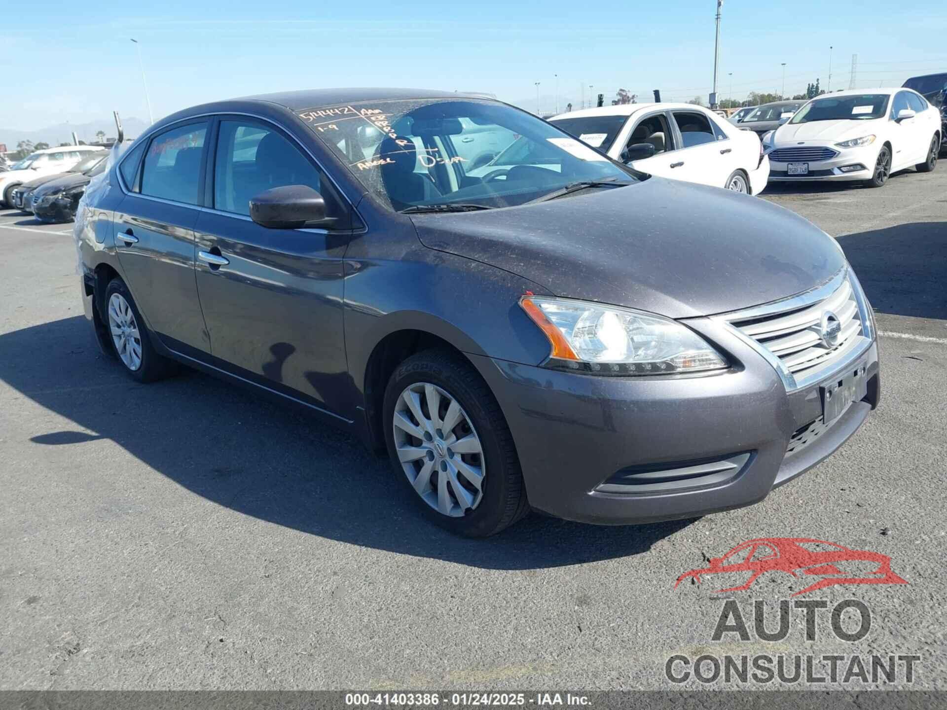 NISSAN SENTRA 2013 - 3N1AB7AP4DL668270