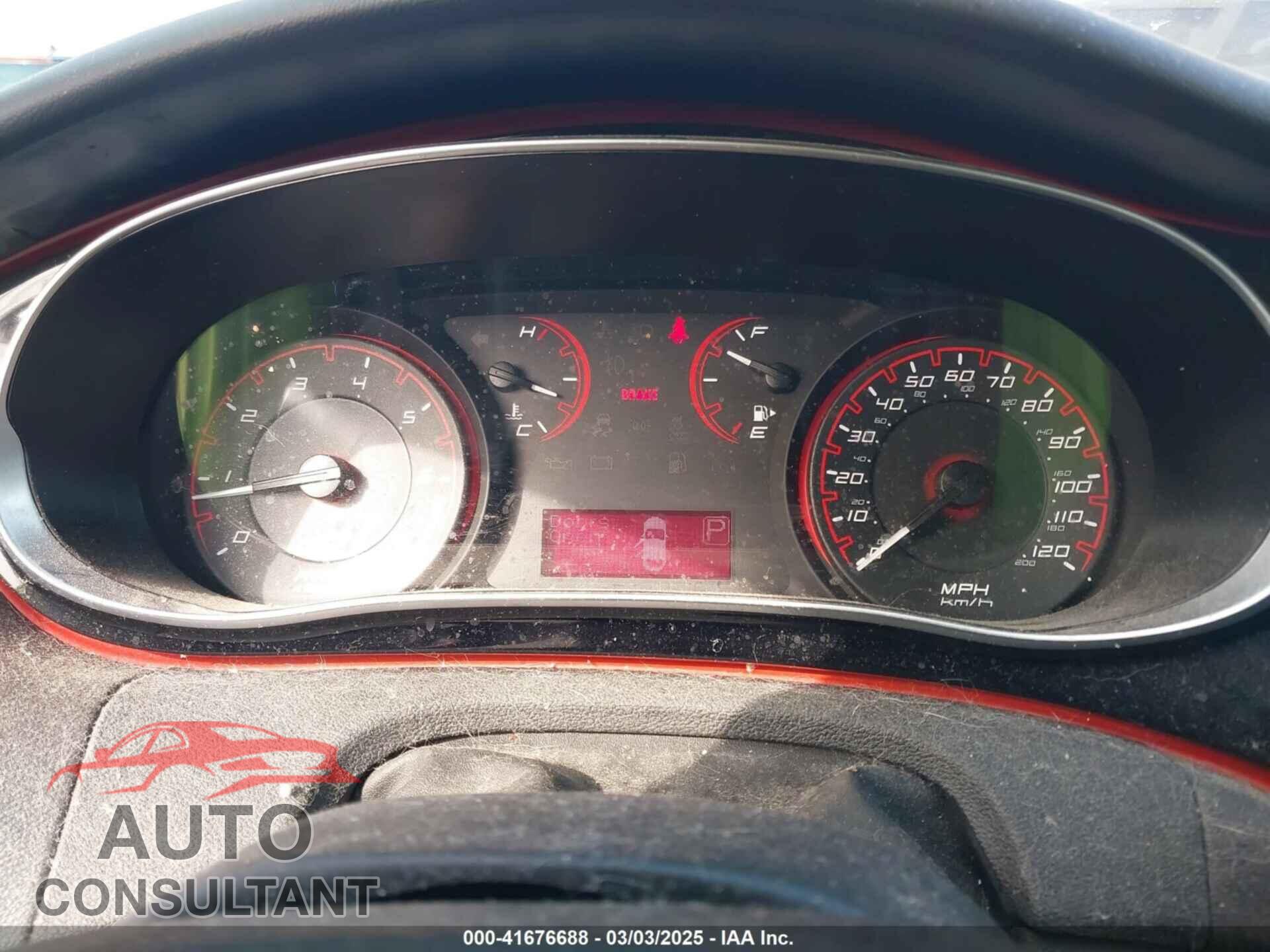 DODGE DART 2015 - 1C3CDFBB7FD346992