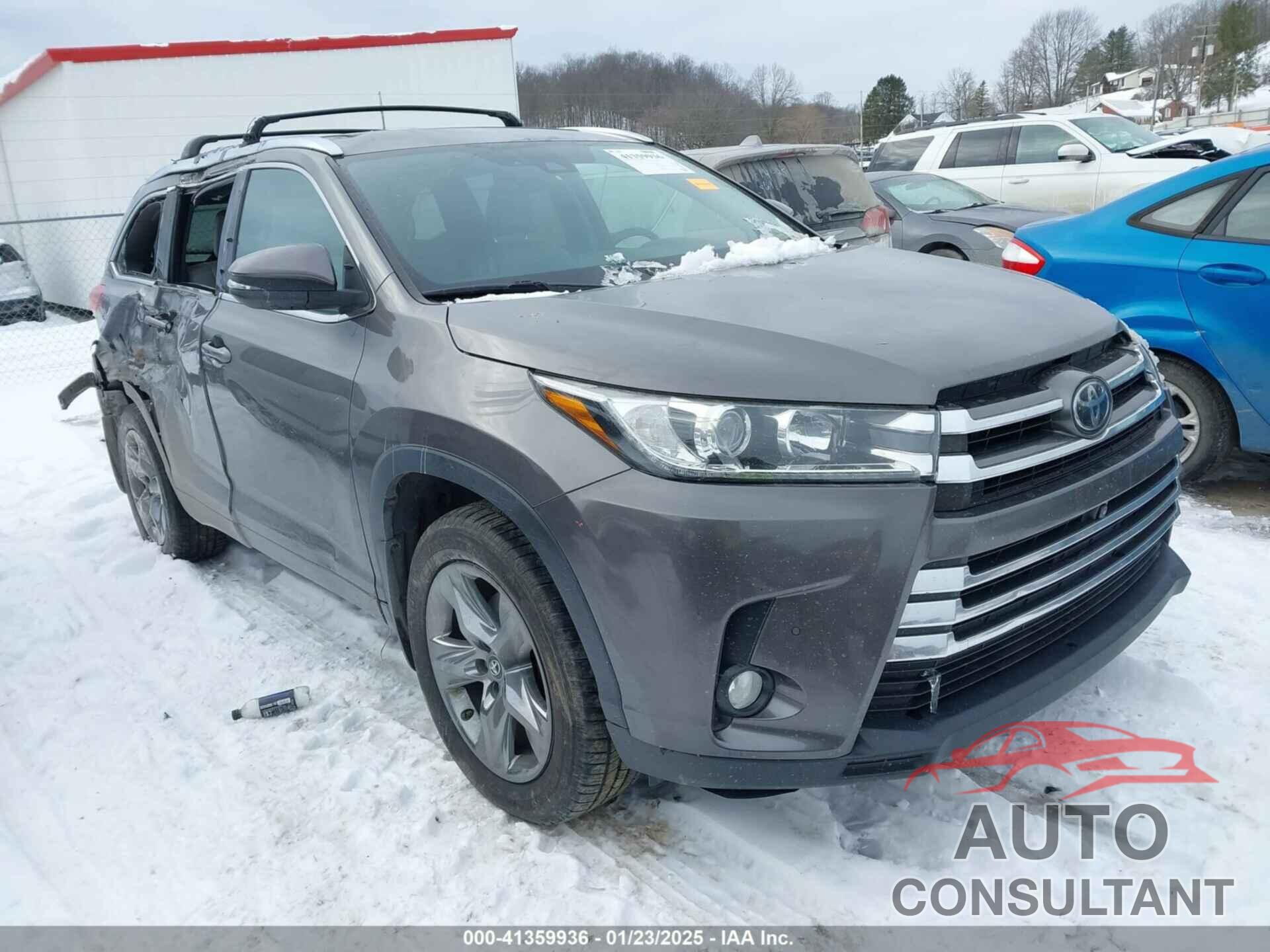 TOYOTA HIGHLANDER 2017 - 5TDDZRFH9HS361759