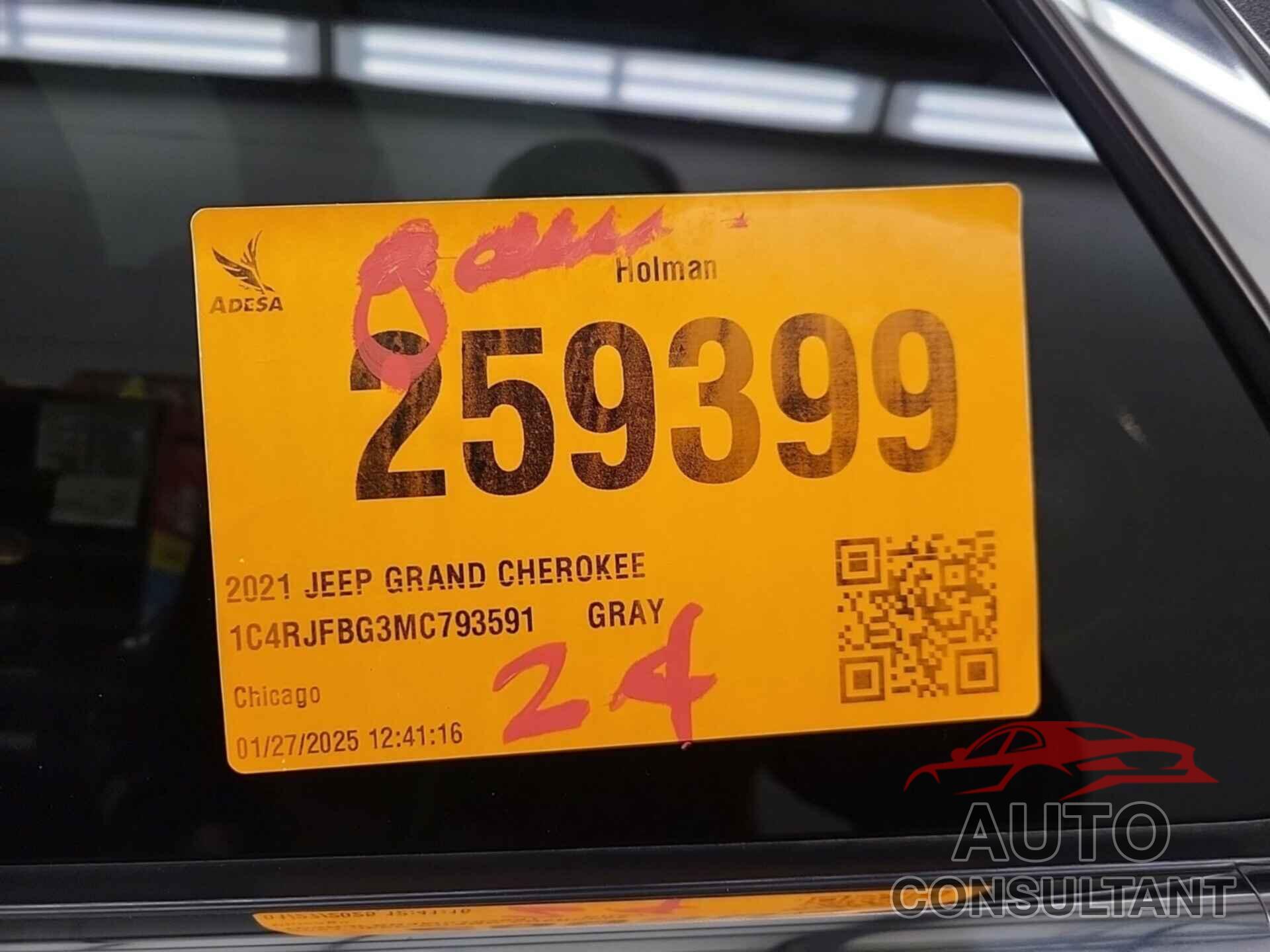 JEEP GRAND CHEROKEE 2021 - 1C4RJFBG3MC793591