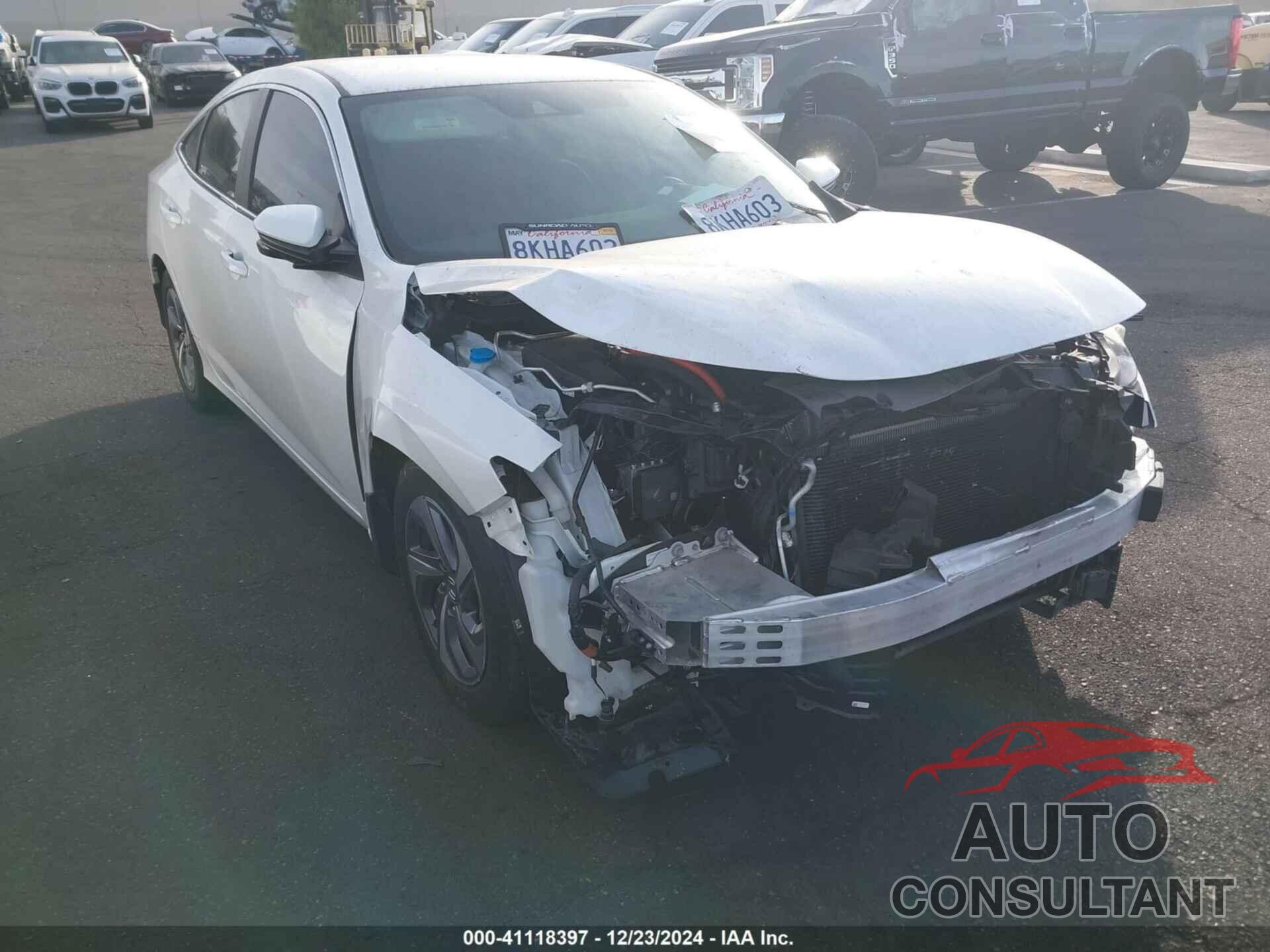 HONDA INSIGHT 2019 - 19XZE4F5XKE033293