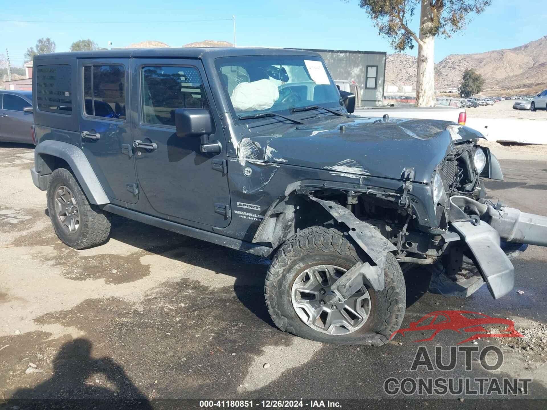 JEEP WRANGLER UNLIMITED 2017 - 1C4HJWDG7HL638461