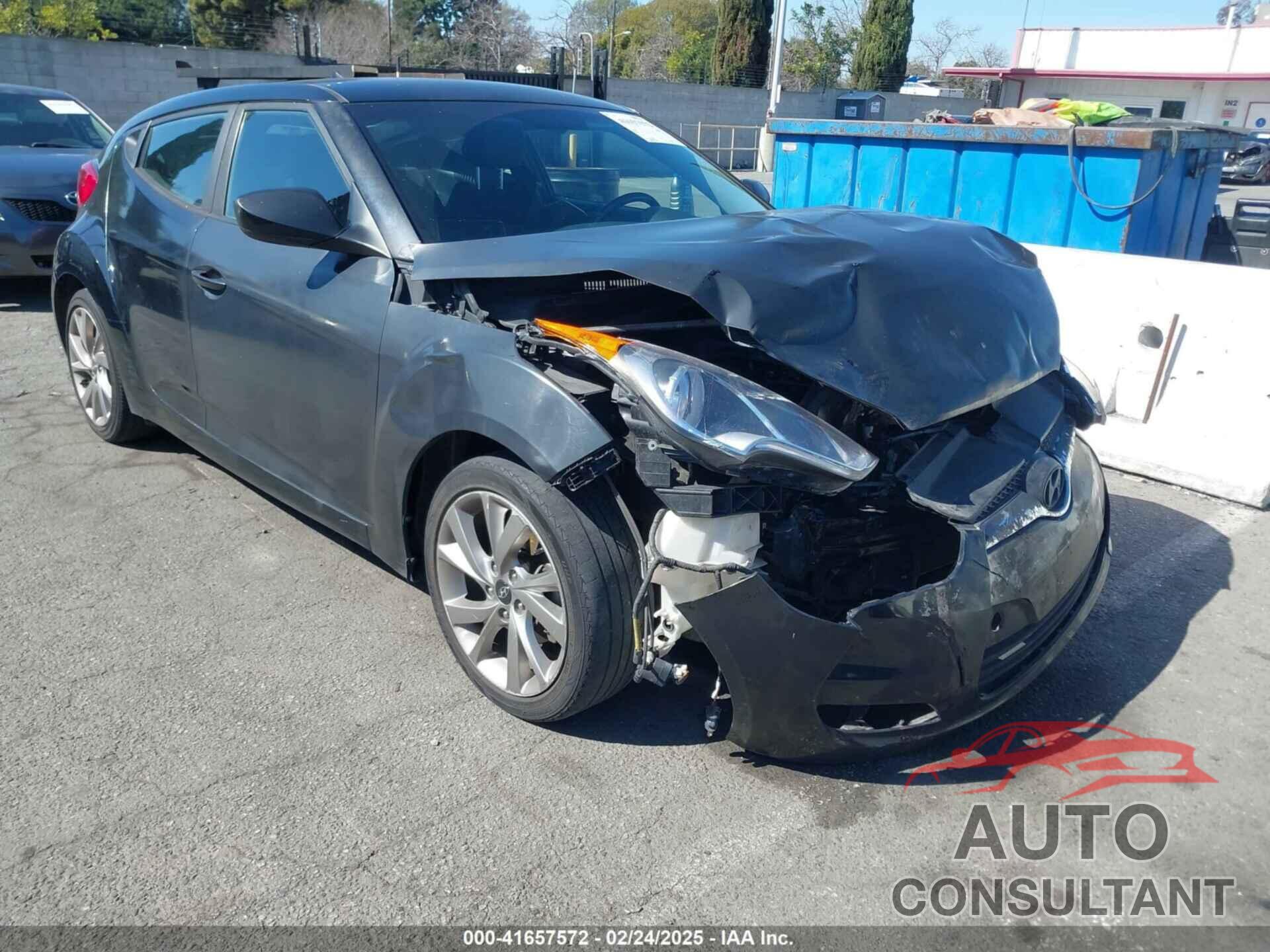 HYUNDAI VELOSTER 2017 - KMHTC6AD5HU312095