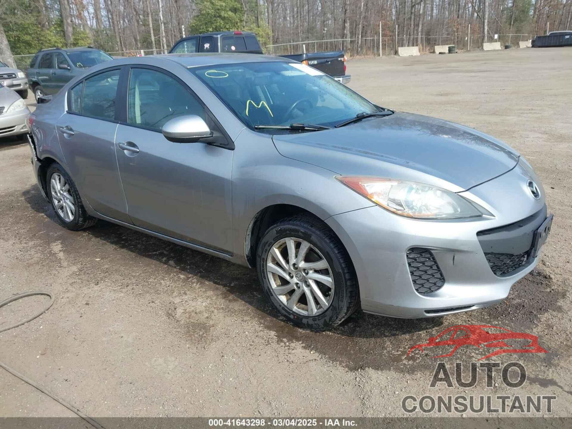 MAZDA MAZDA3 2012 - JM1BL1W86C1688281