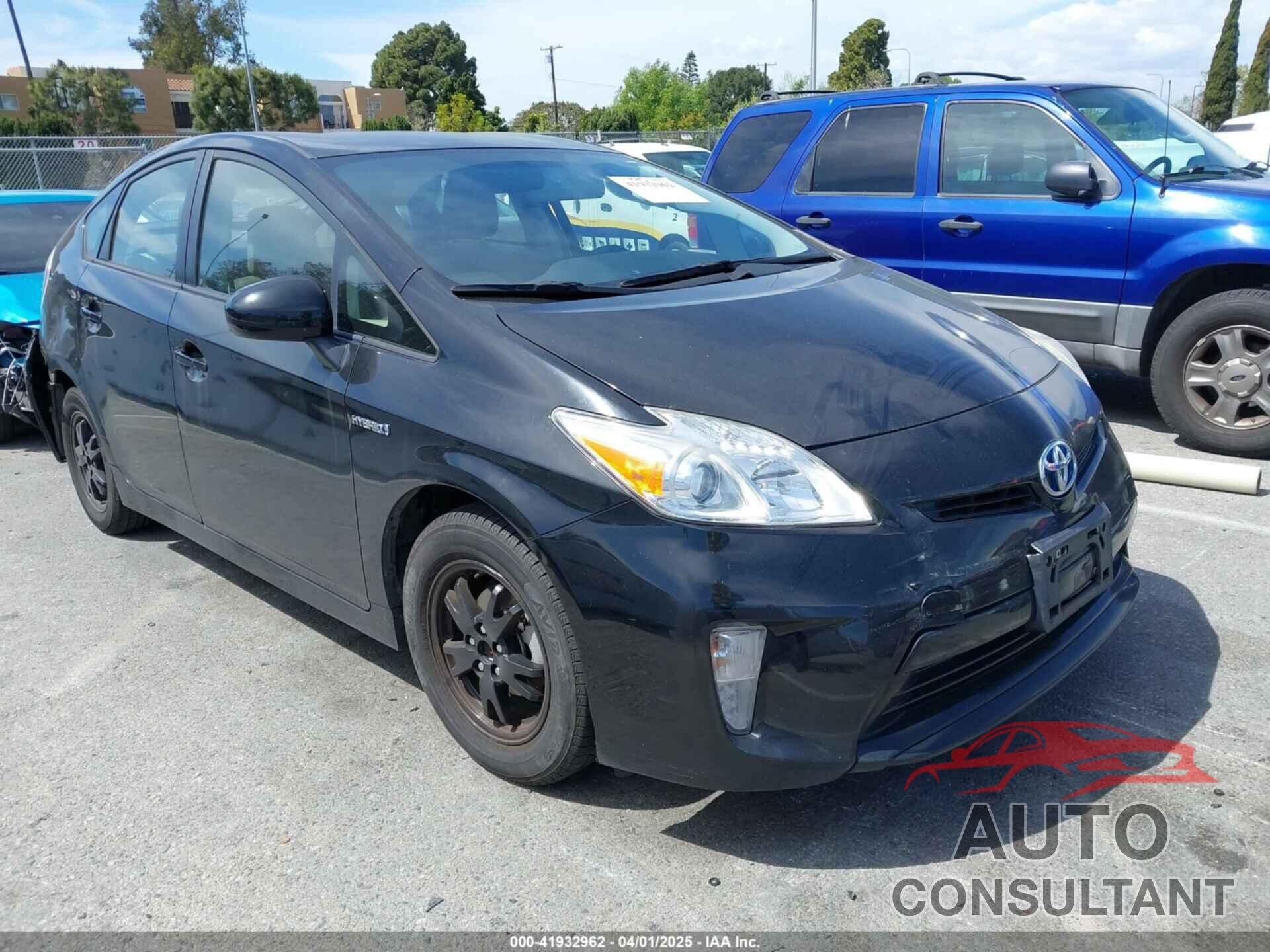 TOYOTA PRIUS 2012 - JTDKN3DU5C5451263