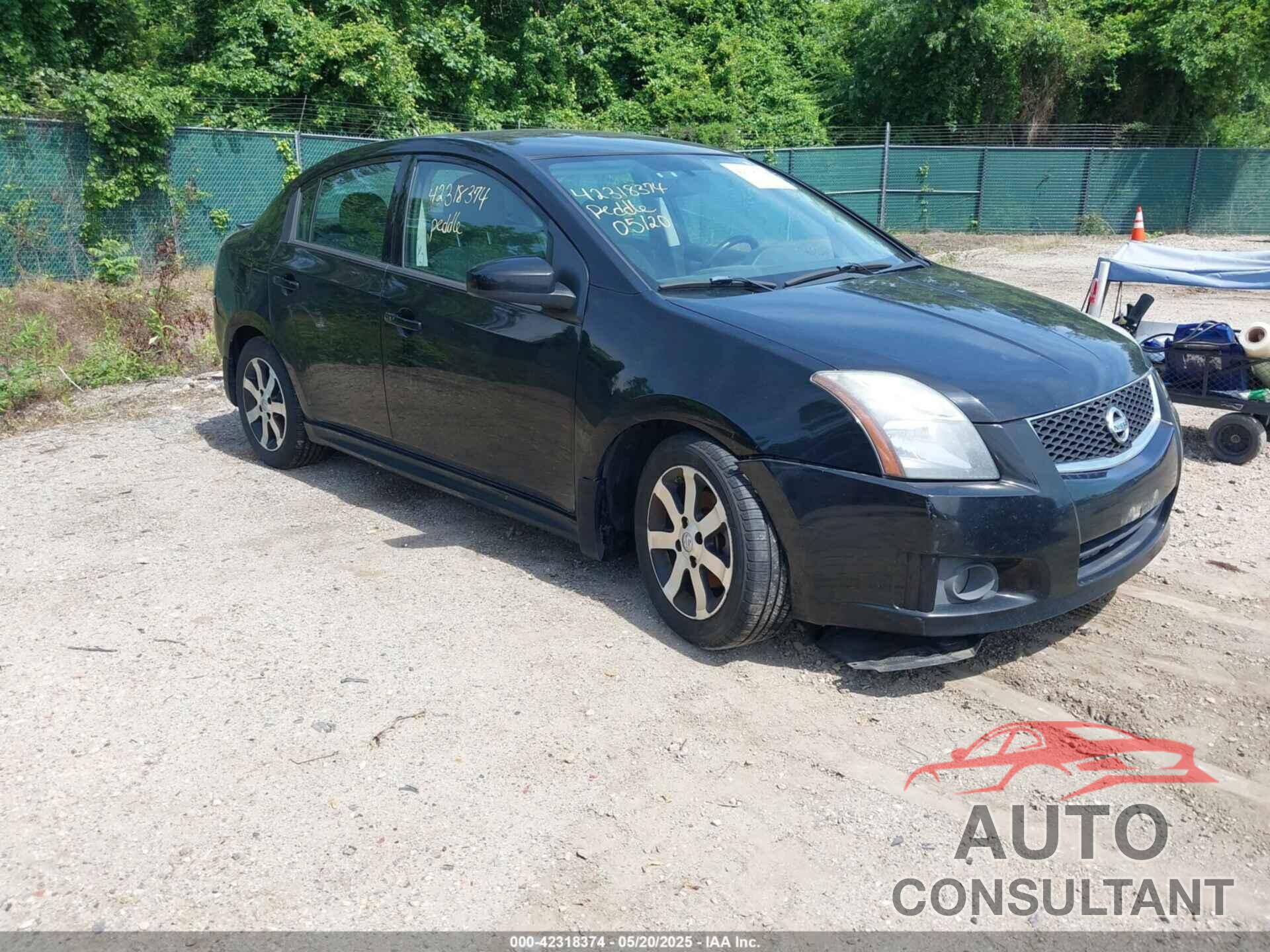NISSAN SENTRA 2012 - 3N1AB6AP8CL630470