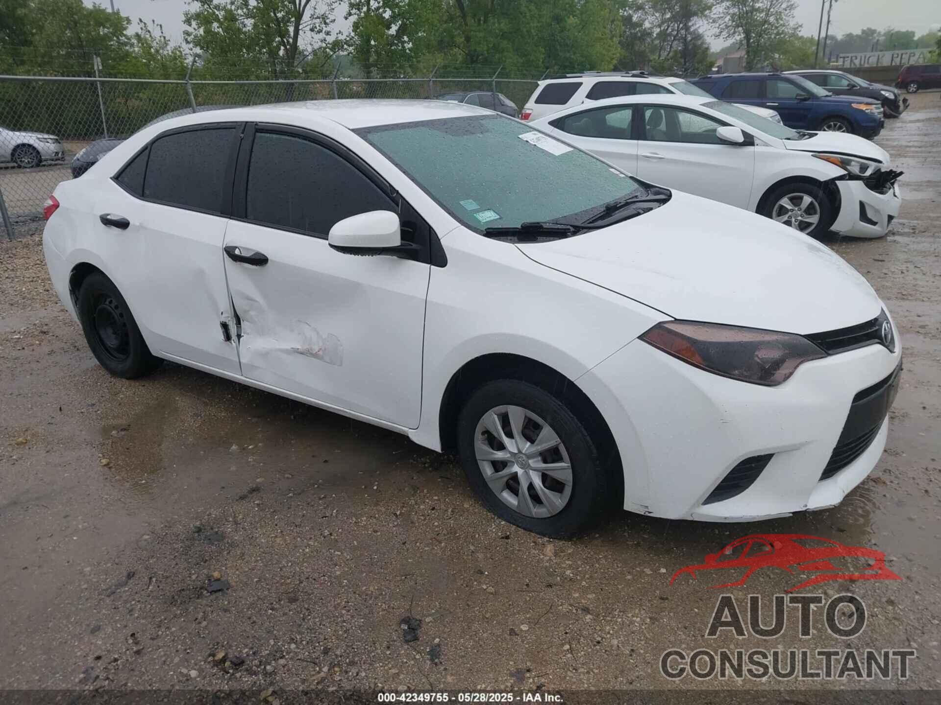TOYOTA COROLLA 2015 - 2T1BURHE1FC448506