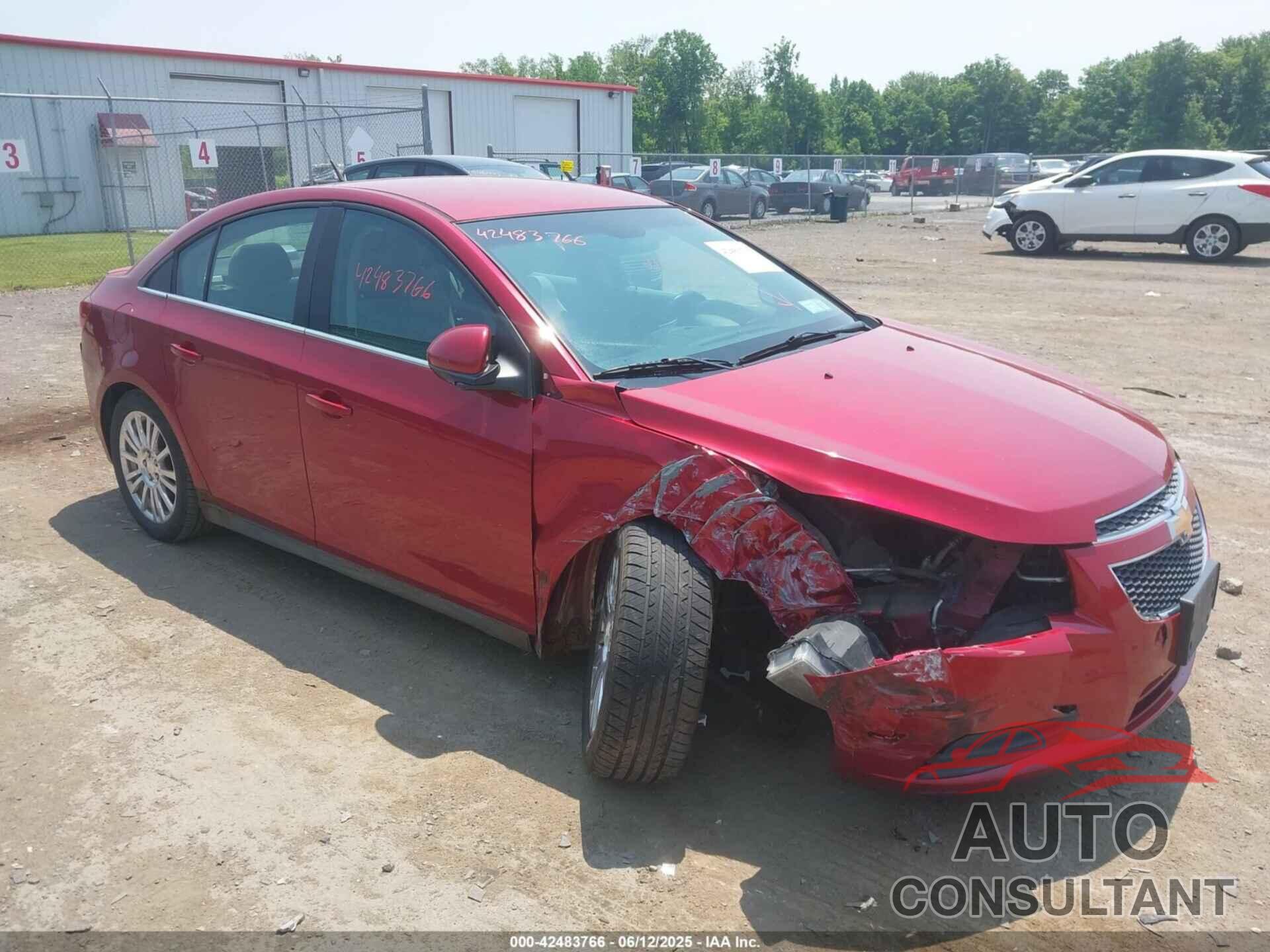 CHEVROLET CRUZE 2012 - 1G1PJ5SC6C7322758
