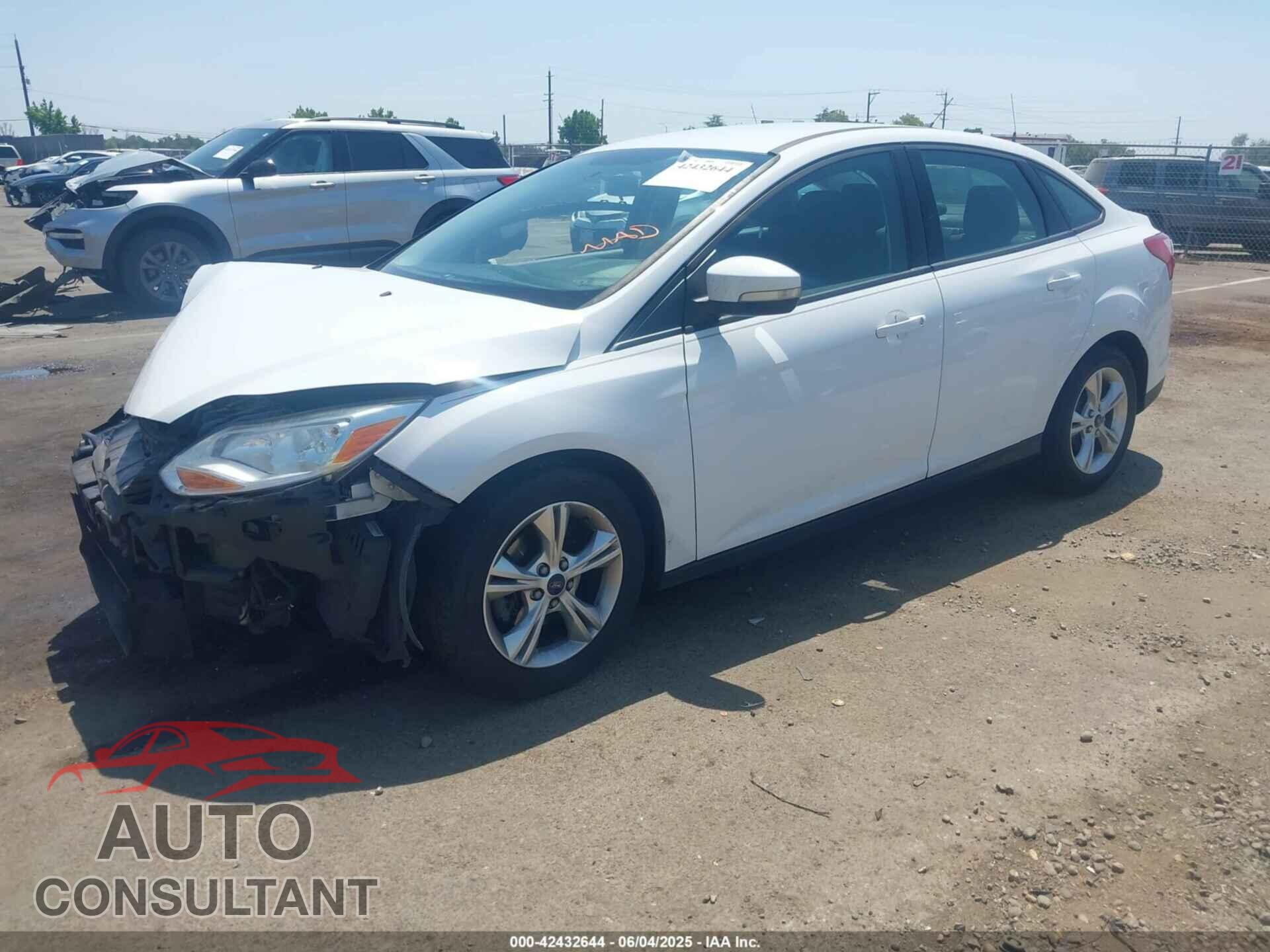 FORD FOCUS 2013 - 1FADP3F23DL332841
