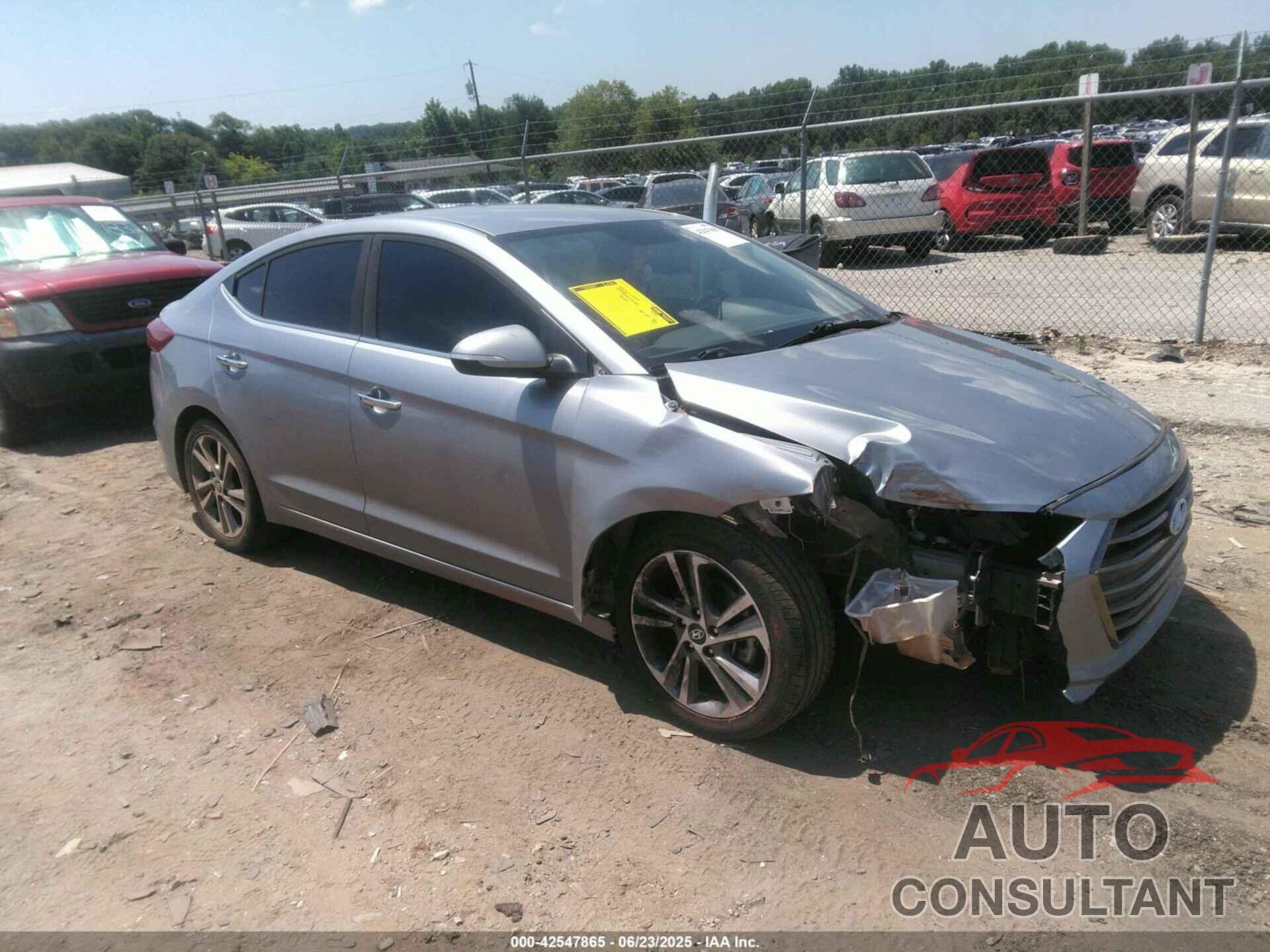 HYUNDAI ELANTRA 2017 - 5NPD84LF5HH059013